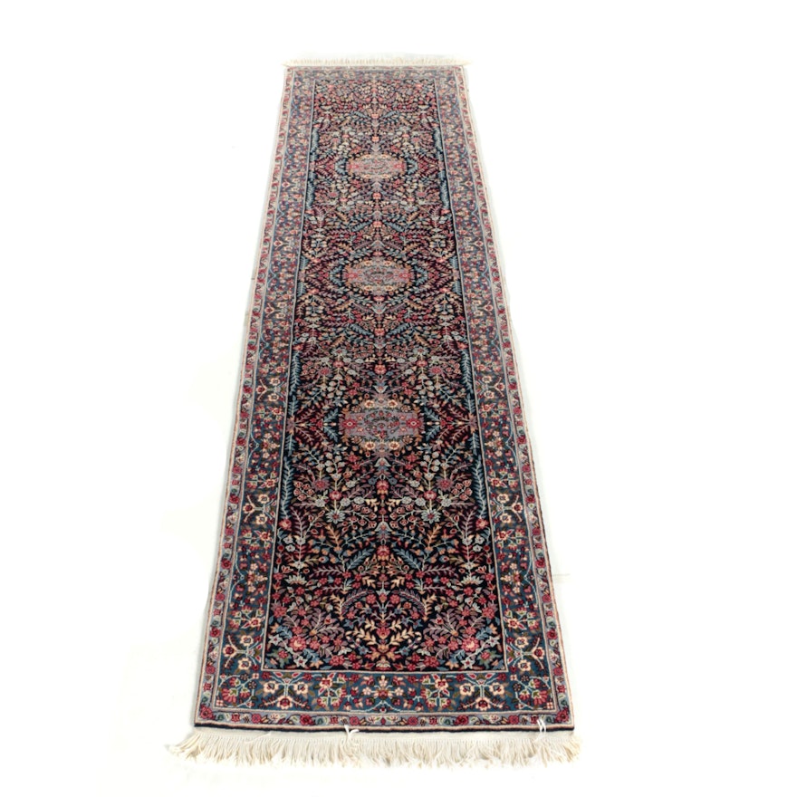 Hand-Knotted Sino-Persian Floral Carpet Runner