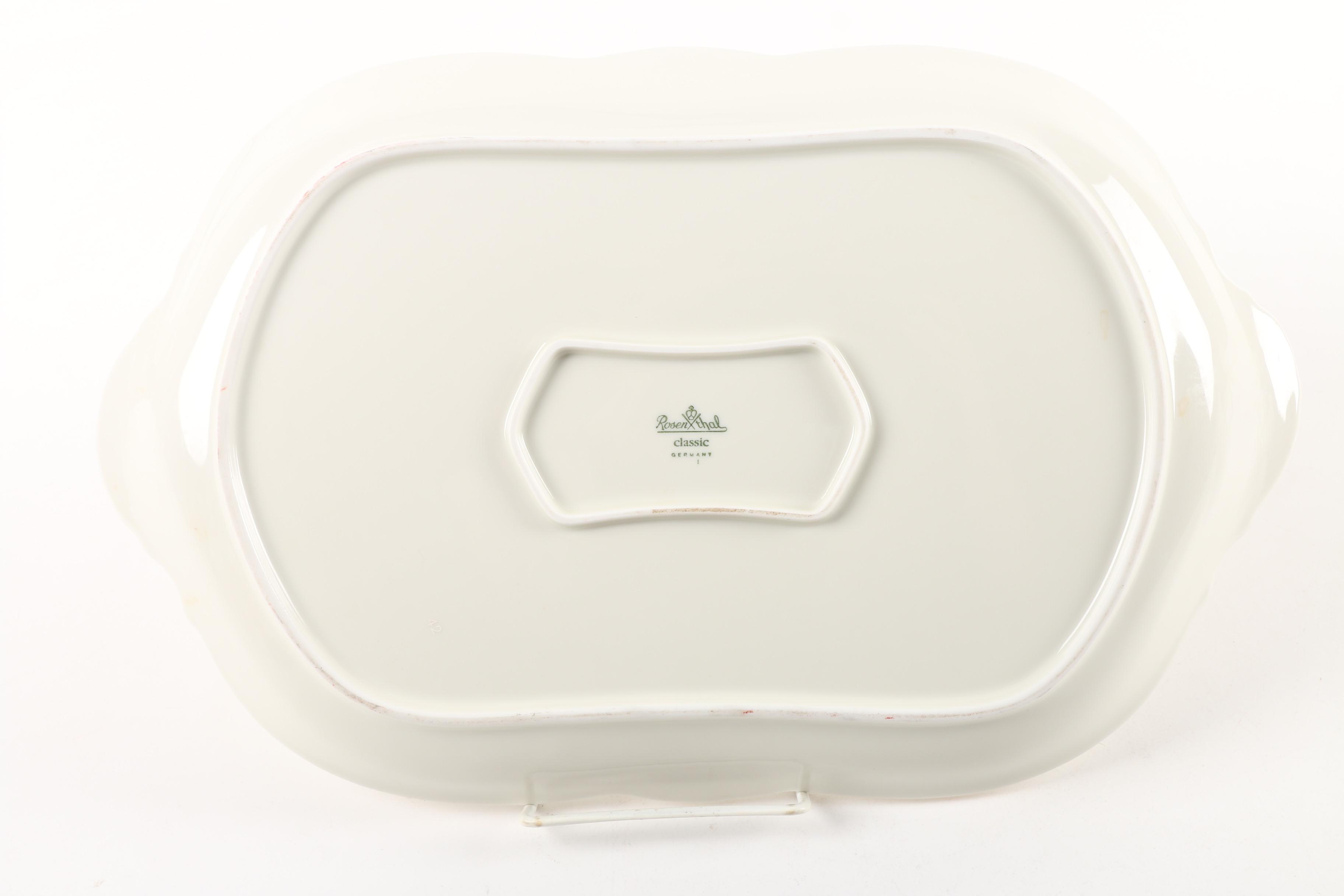 Rosenthal "Sanssouci Rose Ivory" Oval Serving Platter