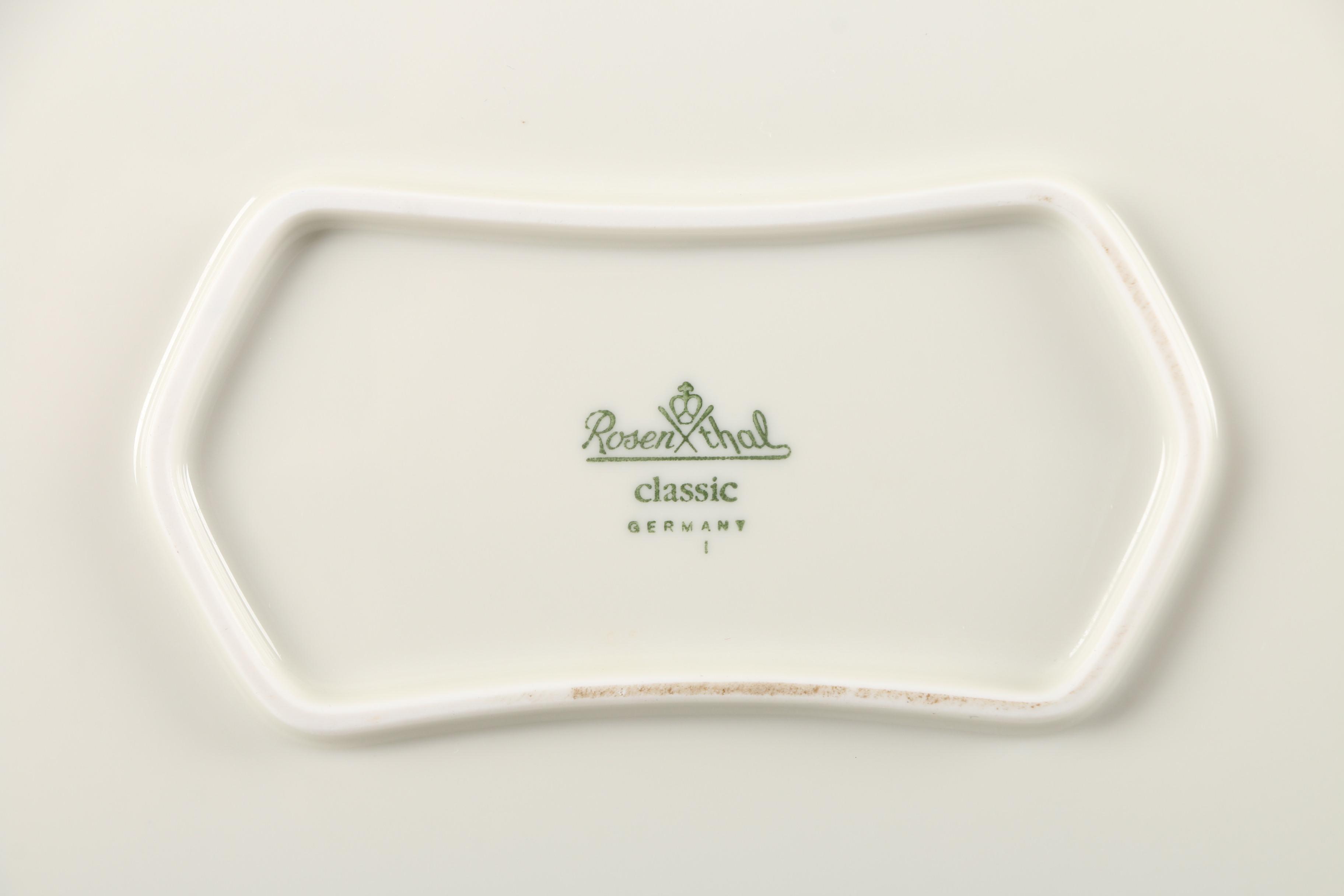 Rosenthal "Sanssouci Rose Ivory" Oval Serving Platter