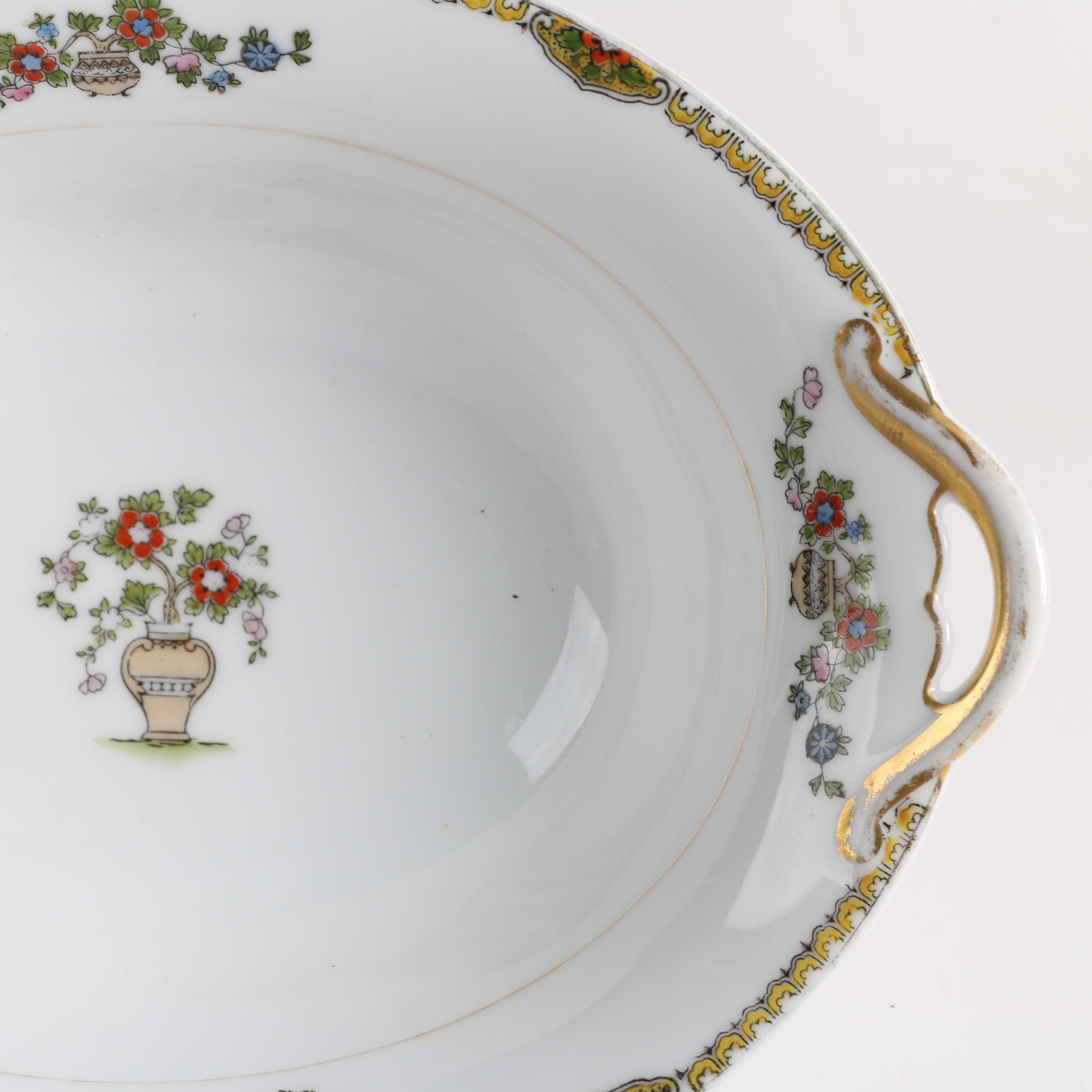 Japanese Porcelain Serveware Featuring Noritake "Shantung"