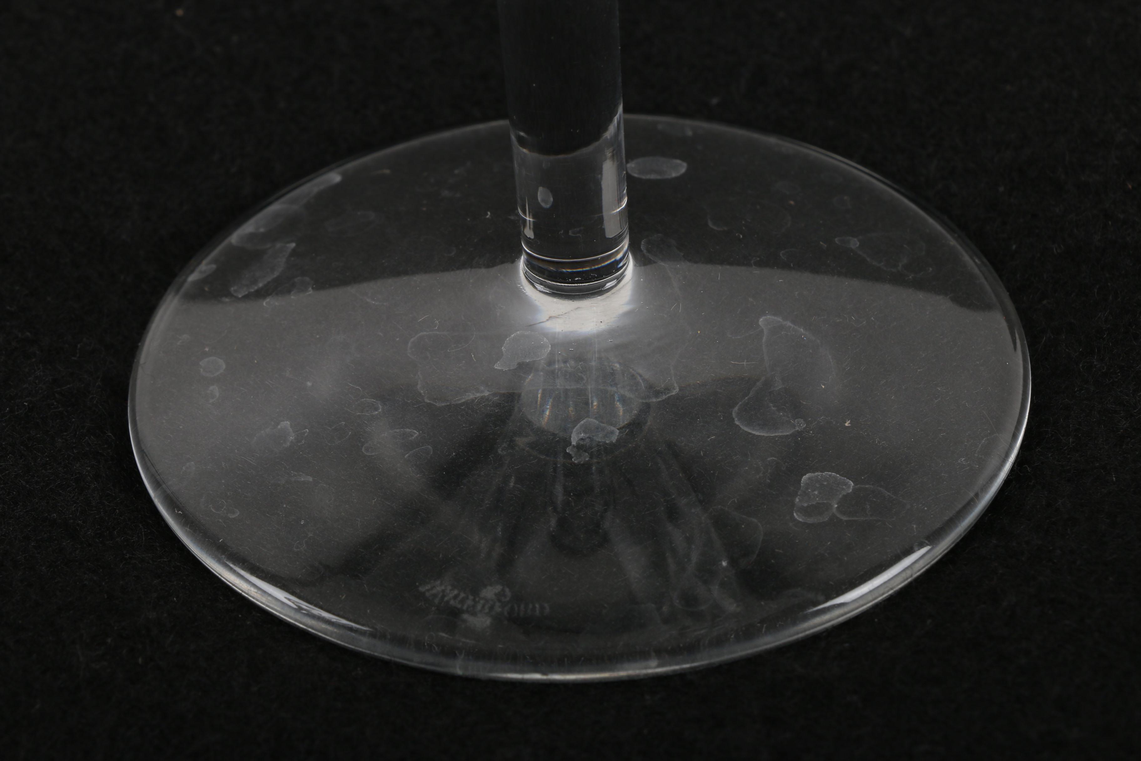 Waterford Crystal "Waterford Traditions" Wine Goblets and "Comeragh" Napkin Ring