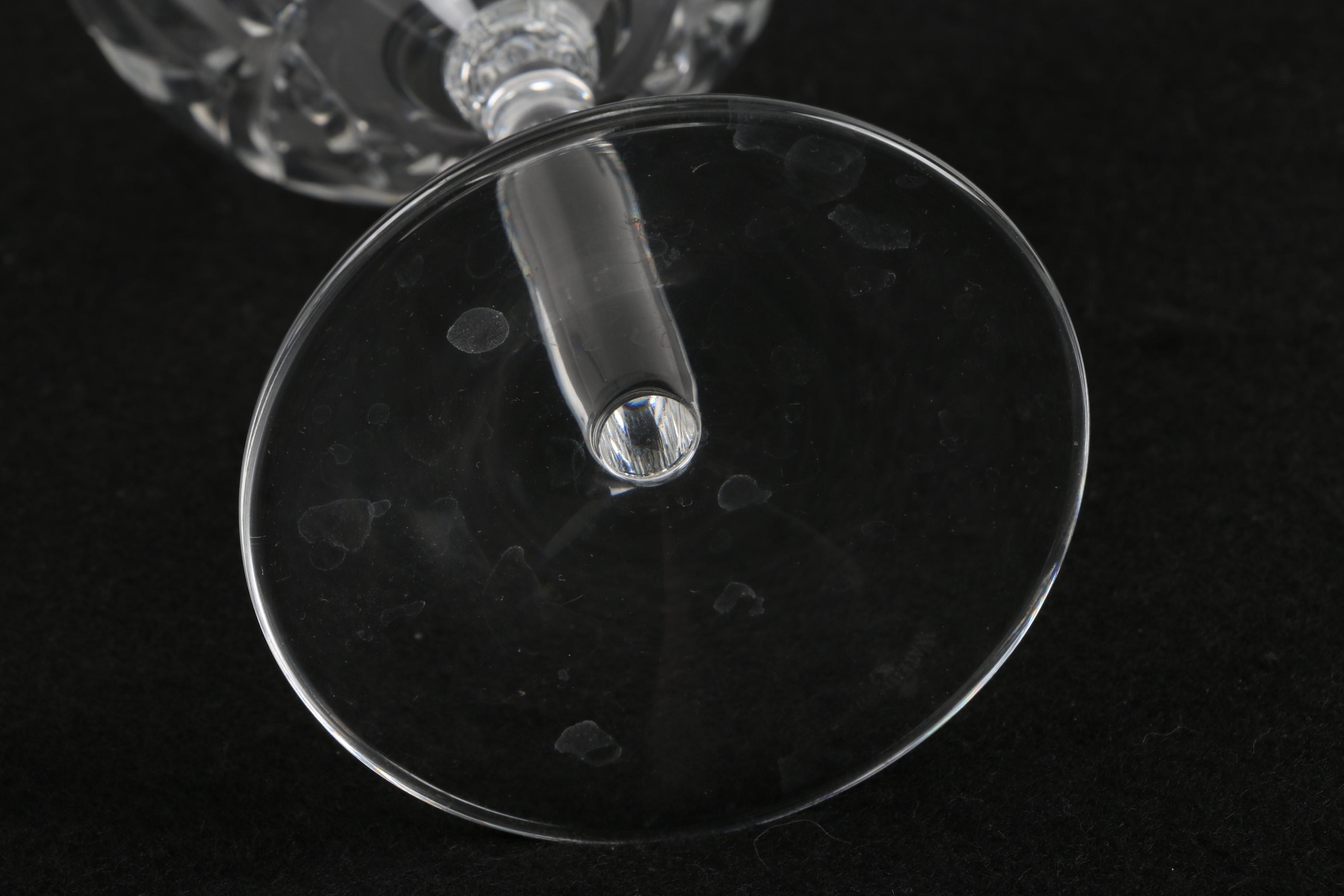 Waterford Crystal "Waterford Traditions" Wine Goblets and "Comeragh" Napkin Ring