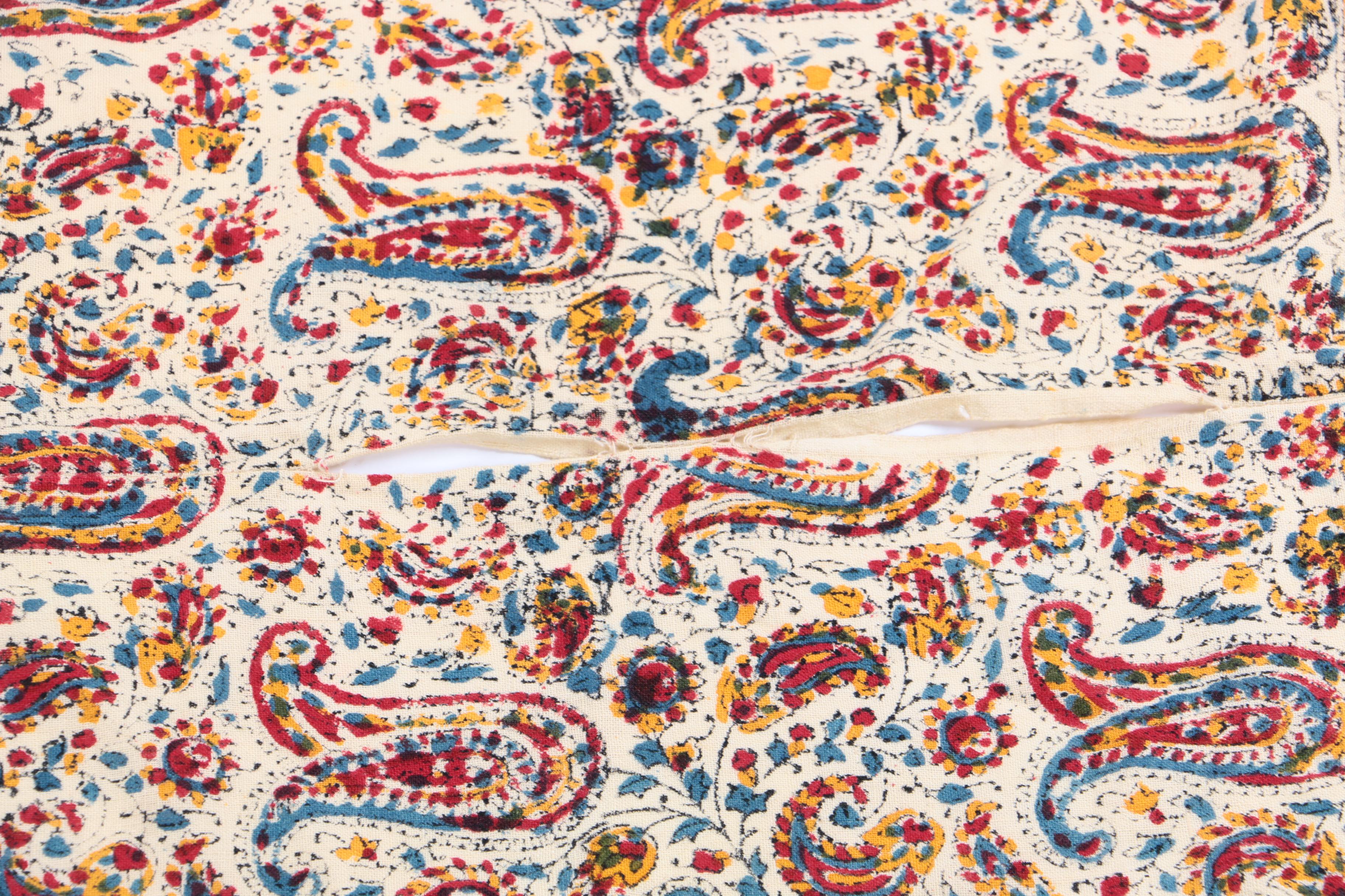 Printed Indian Paisley Tablecloth
