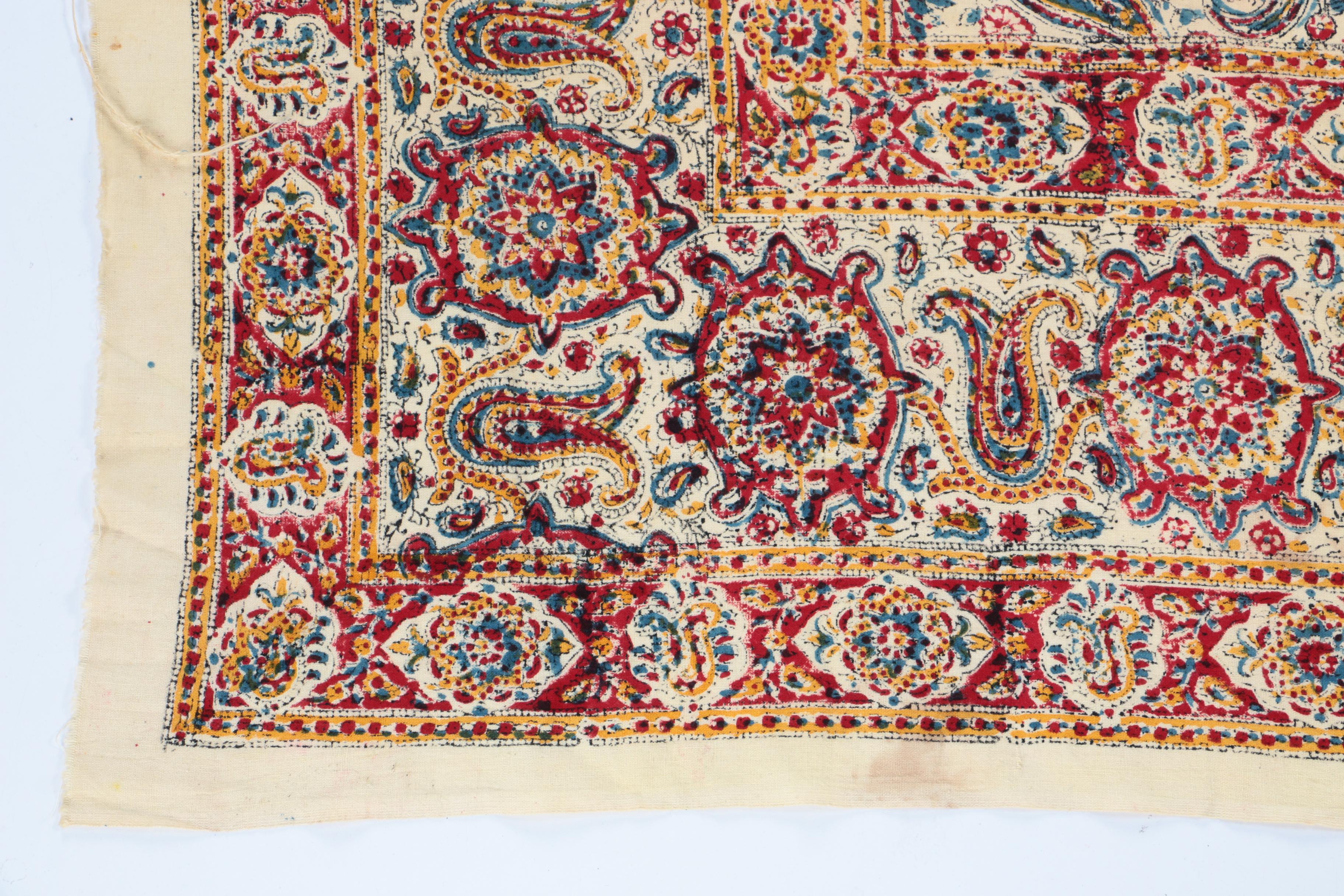 Printed Indian Paisley Tablecloth