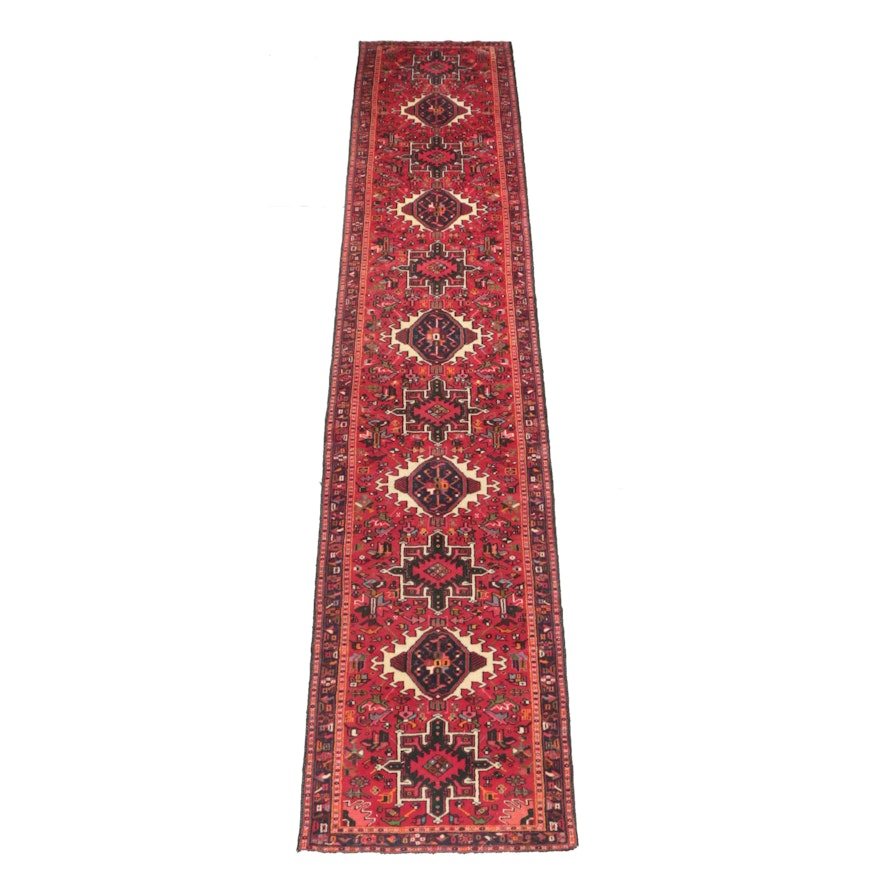 Hand-Knotted Persian "Garaja" Carpet Runner