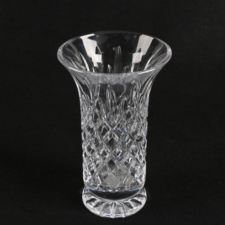 Vintage Waterford Crystal Footed Vase