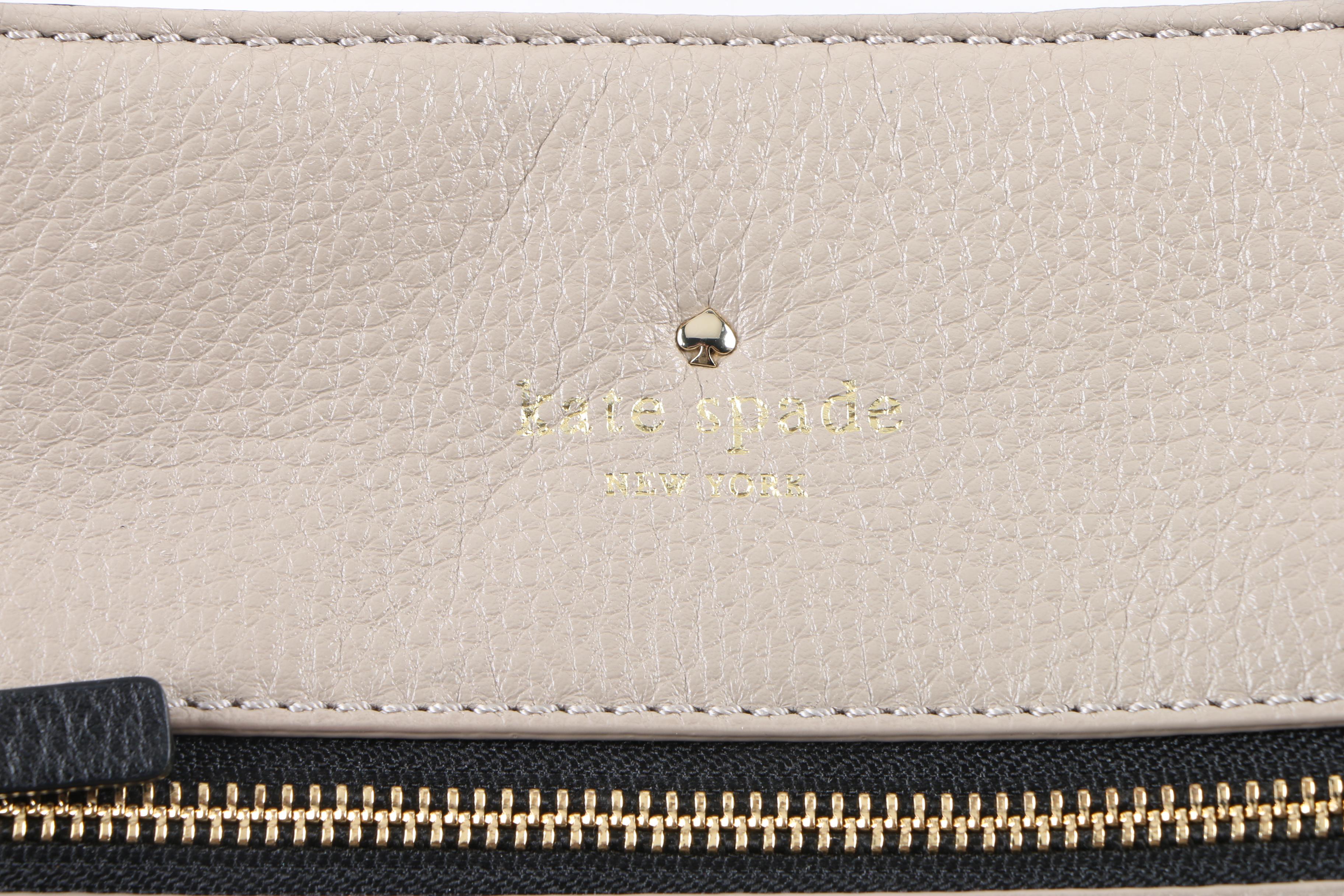 Kate Spade New York Cobble Hill Ellen Taupe Leather Crossbody Bag