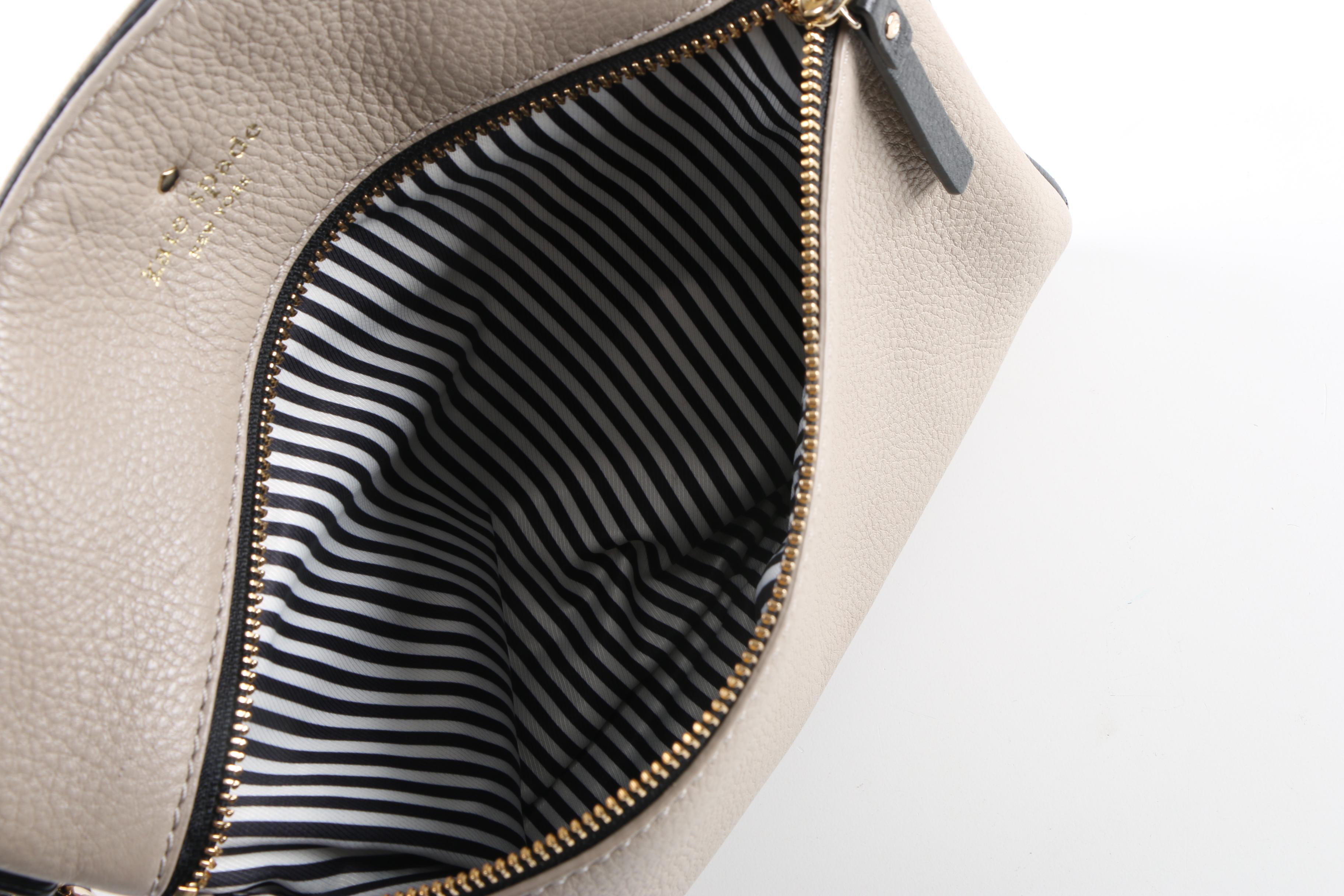 Kate Spade New York Cobble Hill Ellen Taupe Leather Crossbody Bag