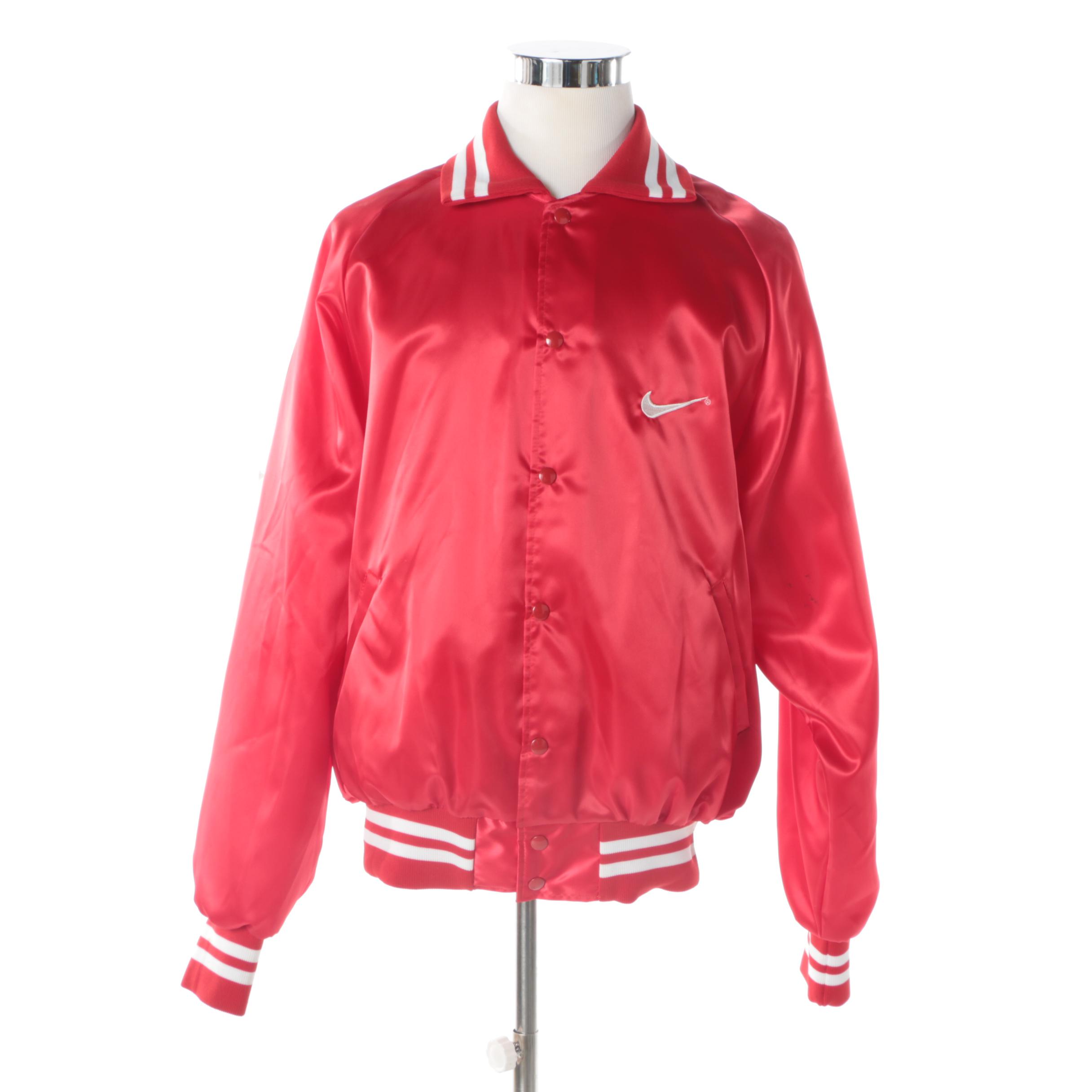 Men's Nike Red Sateen Jacket