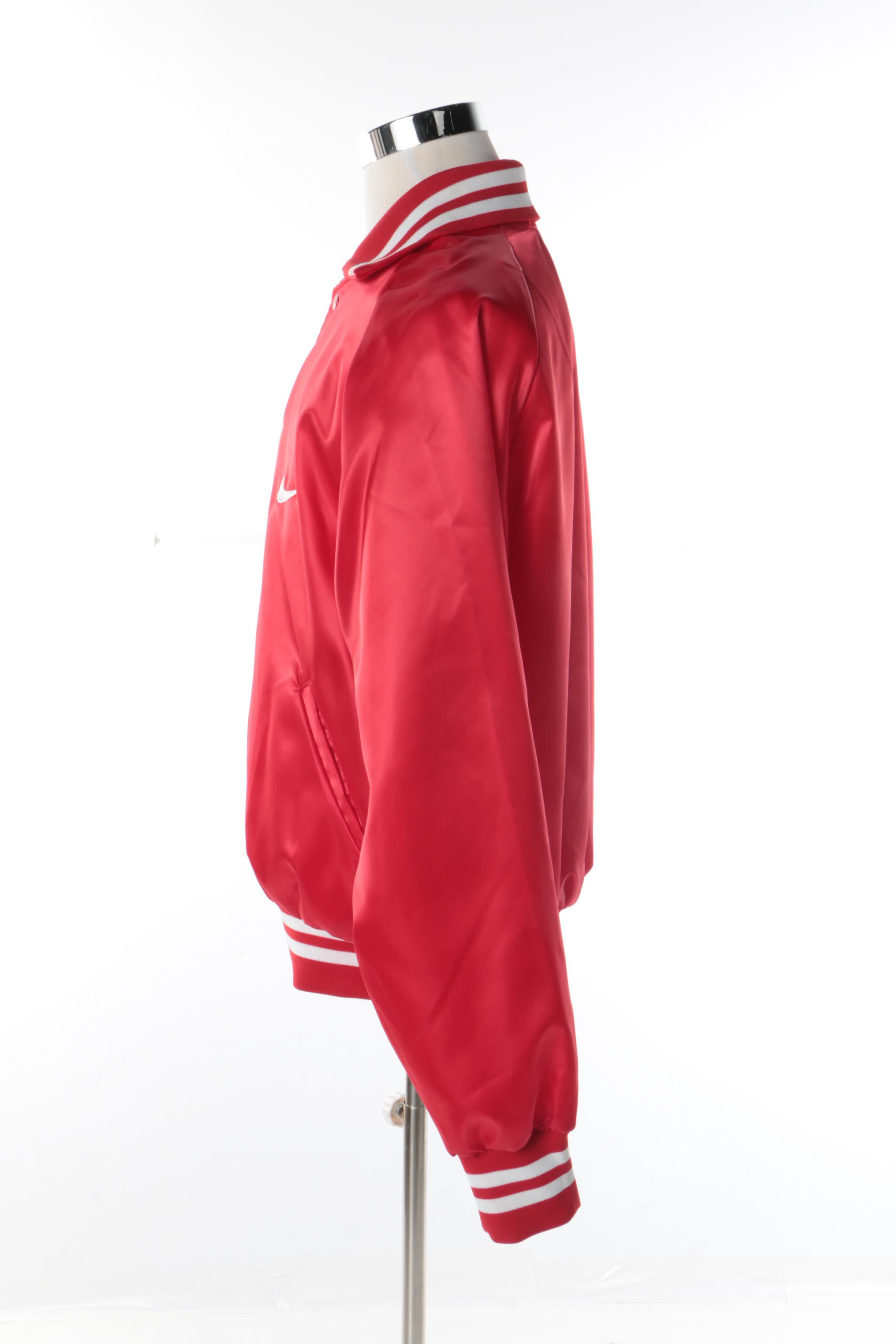 Men's Nike Red Sateen Jacket