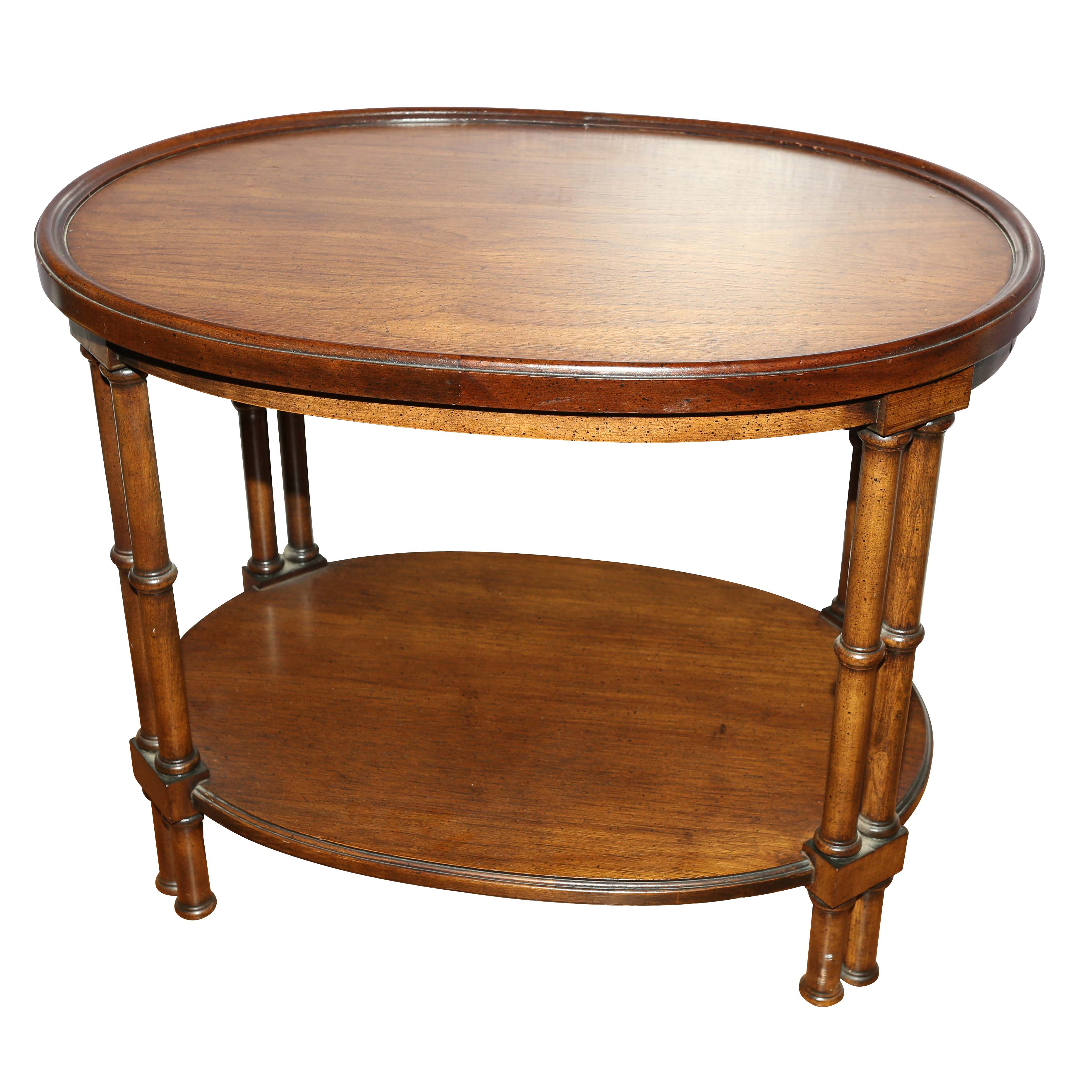 Two Tier Oval Coffee Table by Brandt