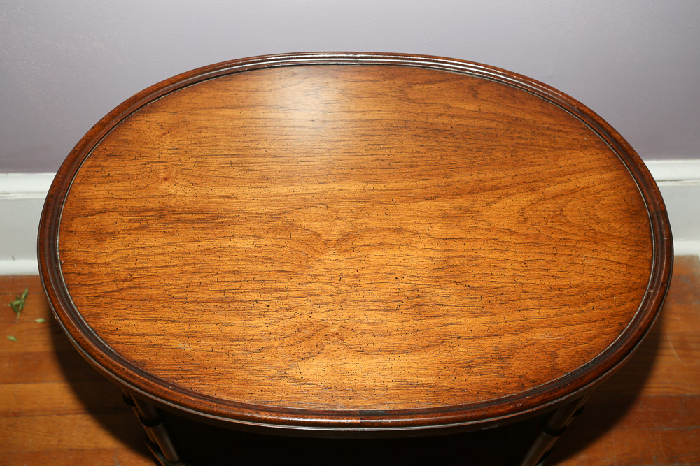 Two Tier Oval Coffee Table by Brandt