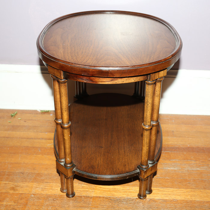 Two Tier Oval Coffee Table by Brandt