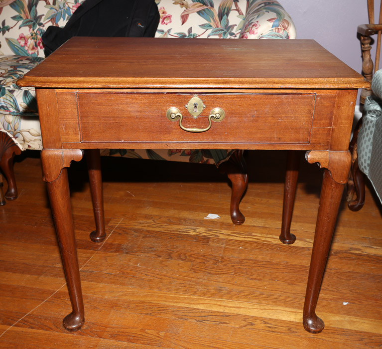 Antique Queen Anne Style Side Table