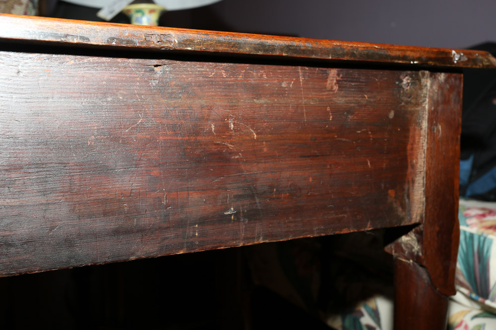 Antique Queen Anne Style Side Table