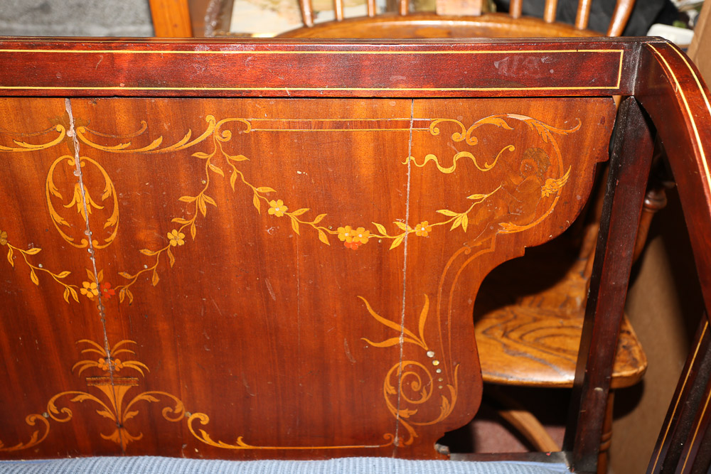 Antique Settee with Marquetry