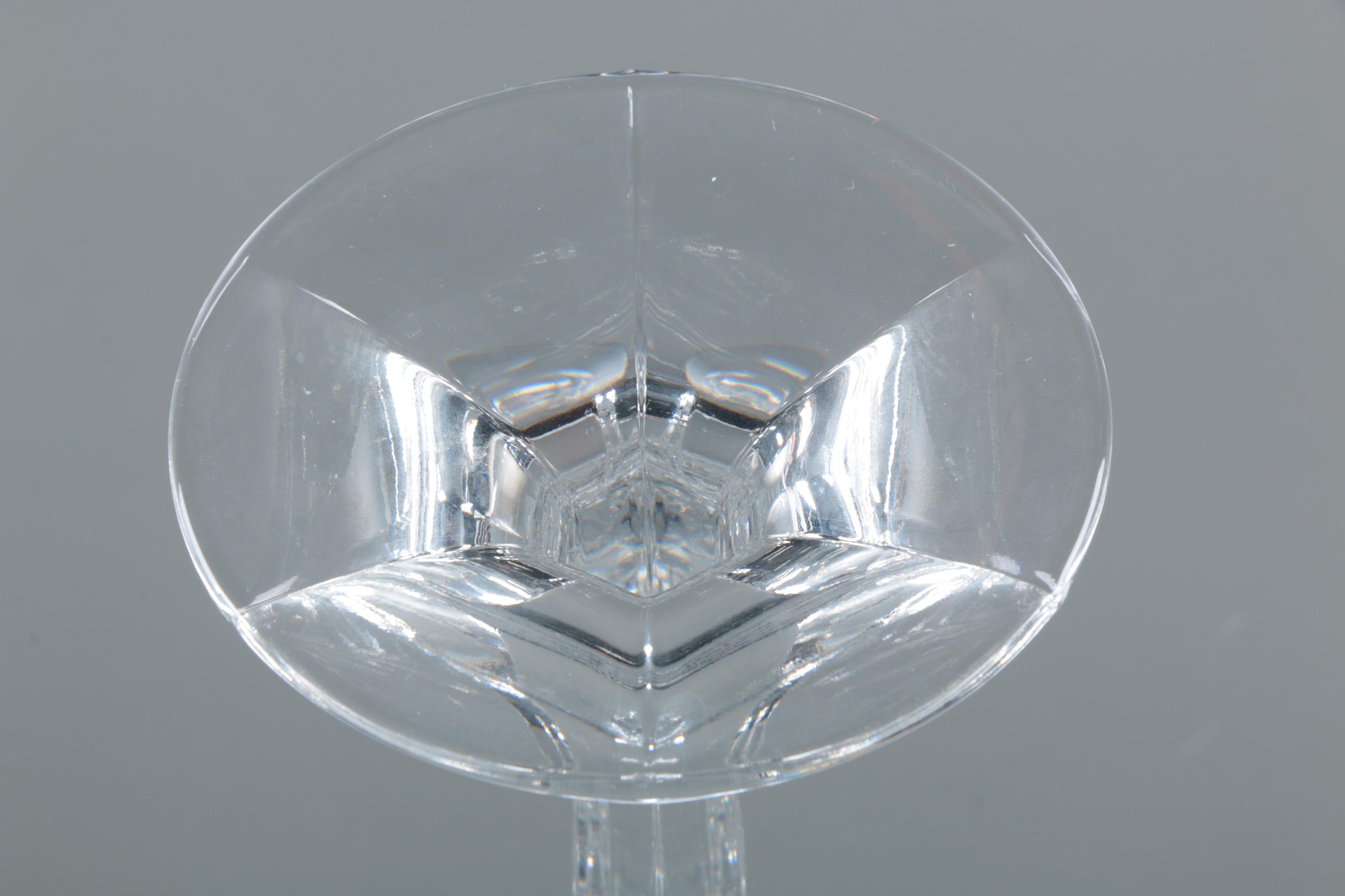 Godinger "Dublin" Shannon Collection Crystal Martini Glasses