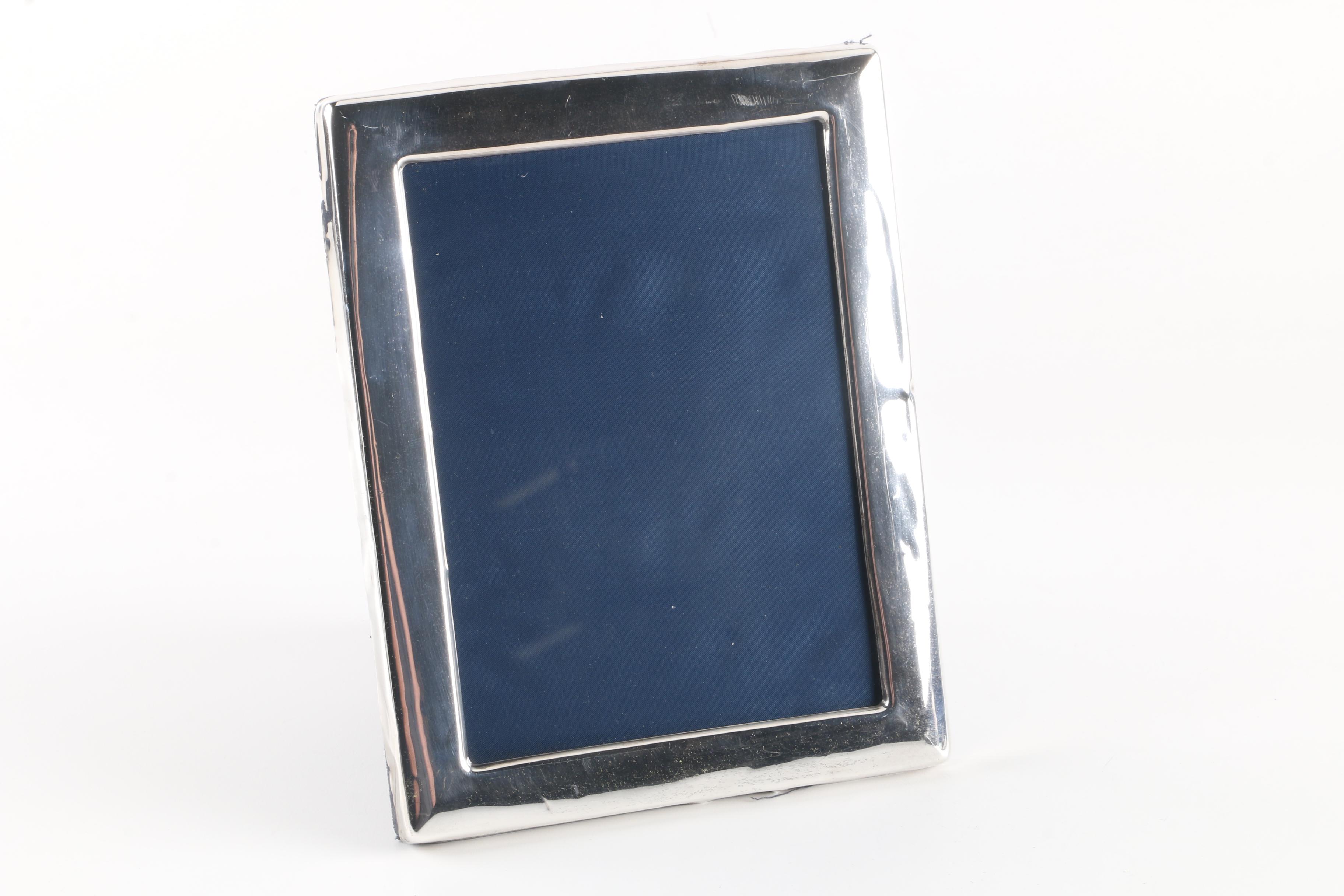 J.E. Blake Co. Sterling Silver Picture Frame with Other Sterling Frames