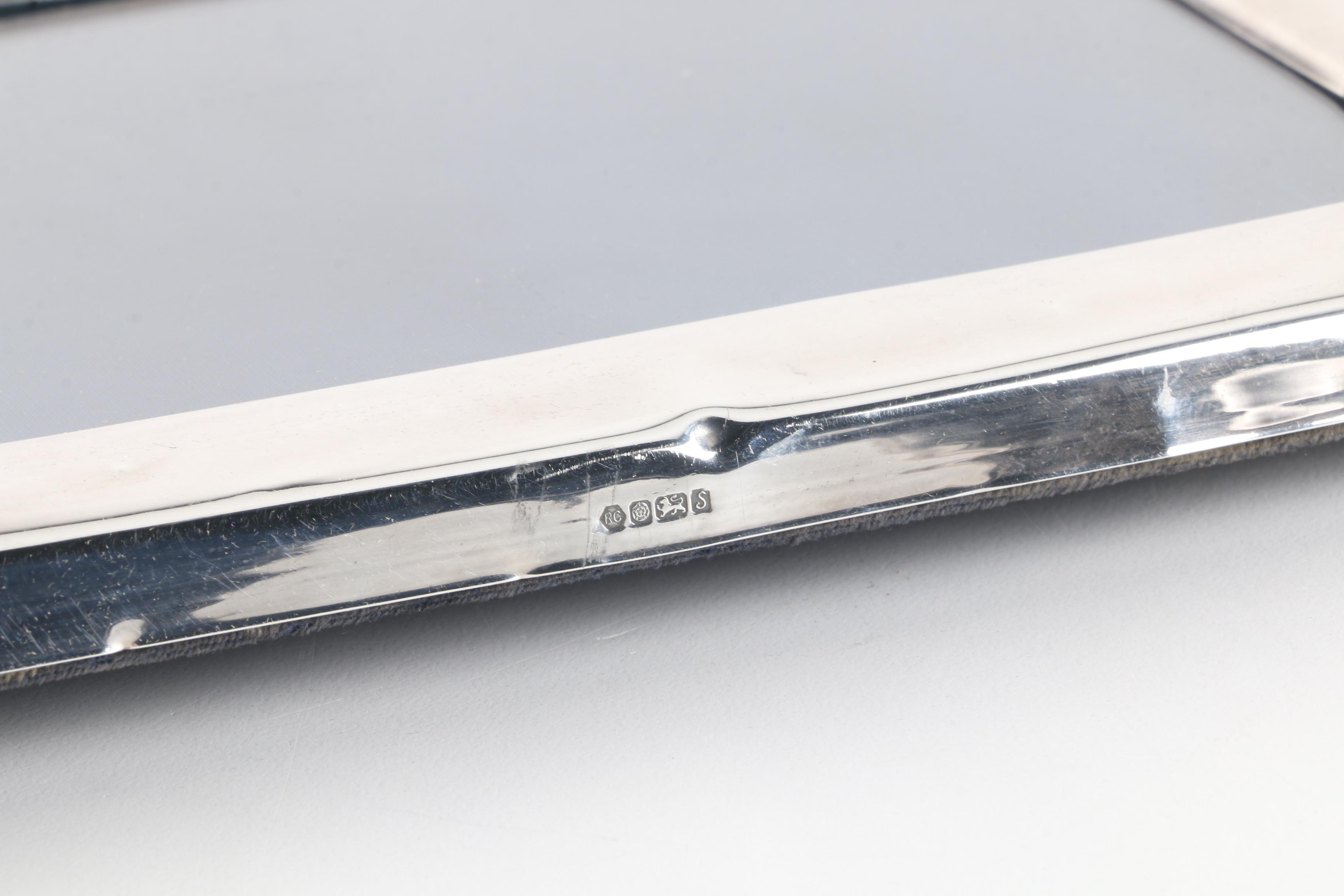 J.E. Blake Co. Sterling Silver Picture Frame with Other Sterling Frames