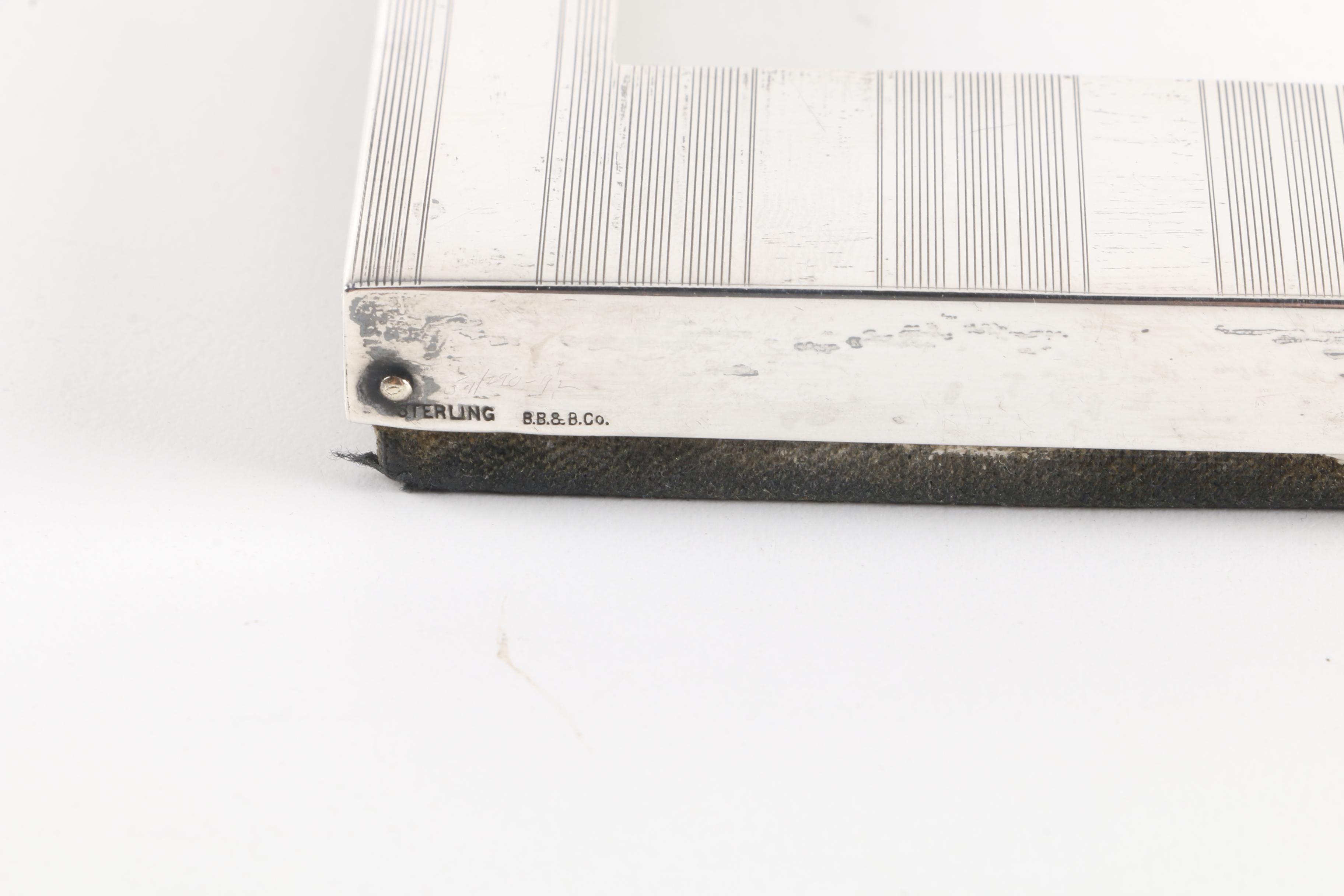 J.E. Blake Co. Sterling Silver Picture Frame with Other Sterling Frames