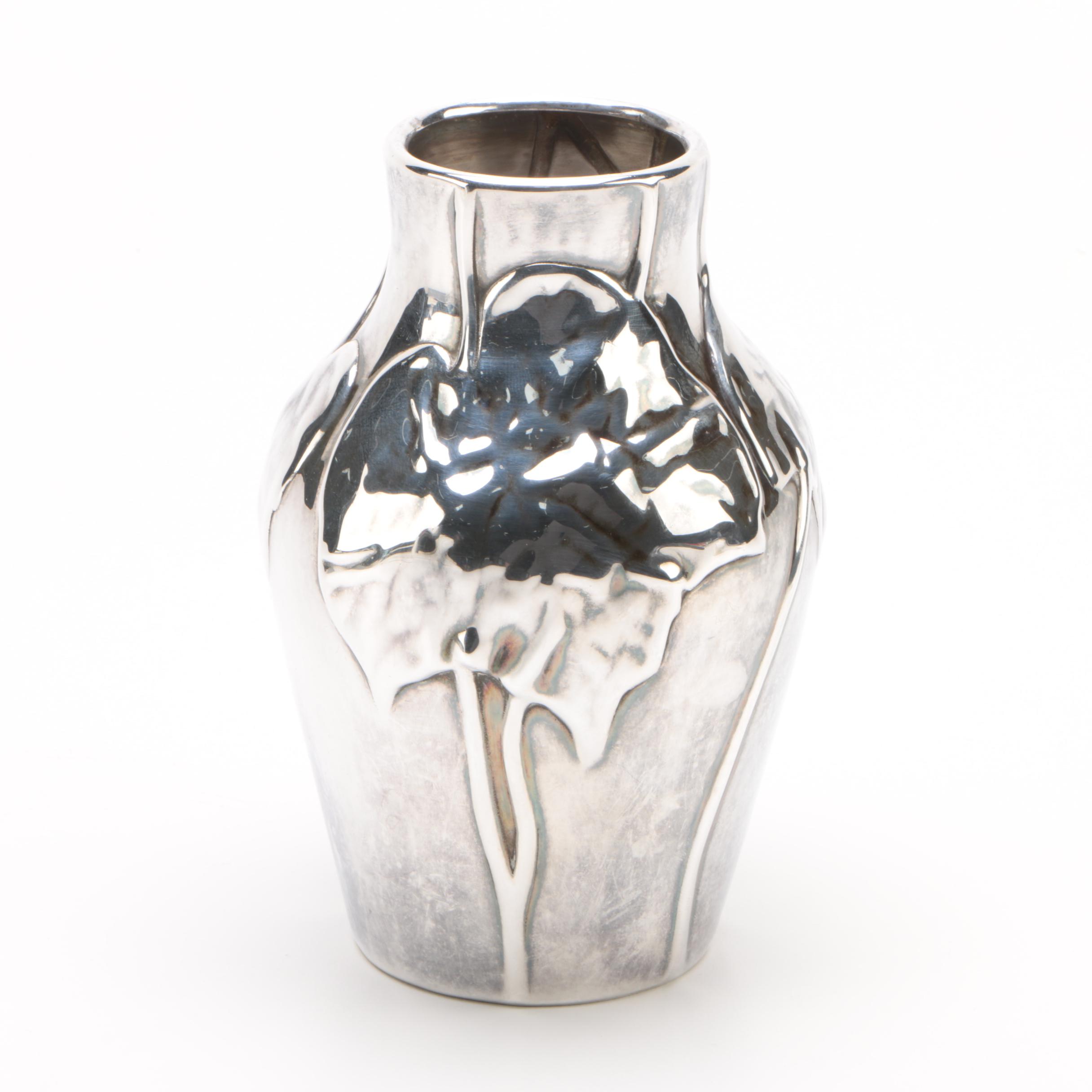 Tiffany & Co. "Louis Comfort Tiffany Collection" Sterling Silver Vase