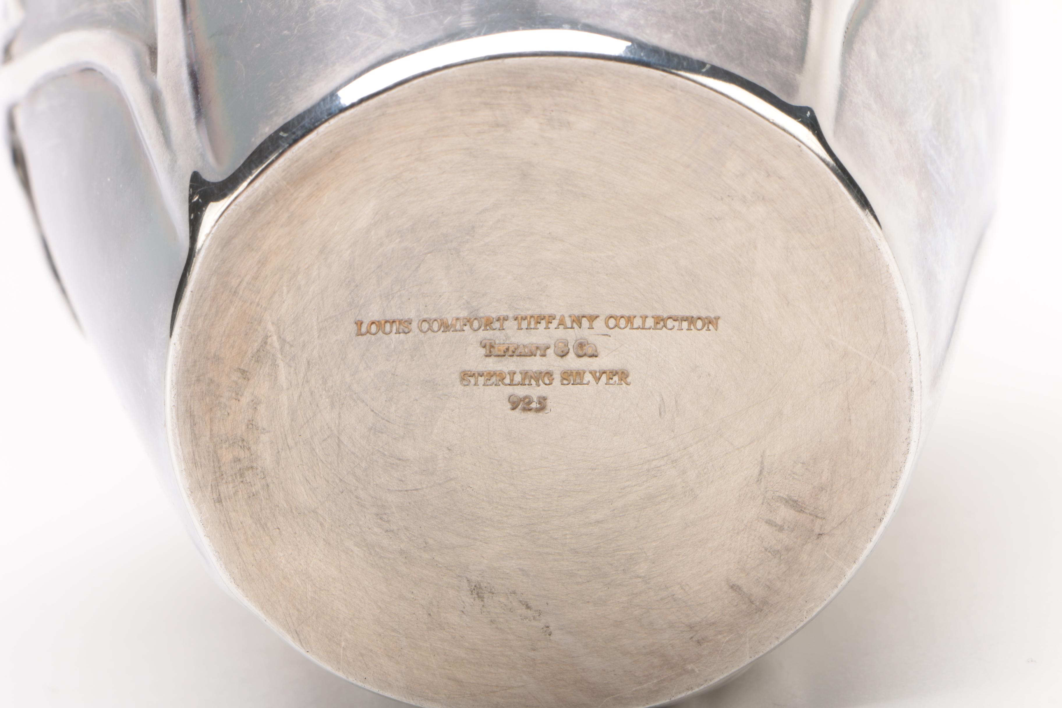 Tiffany & Co. "Louis Comfort Tiffany Collection" Sterling Silver Vase