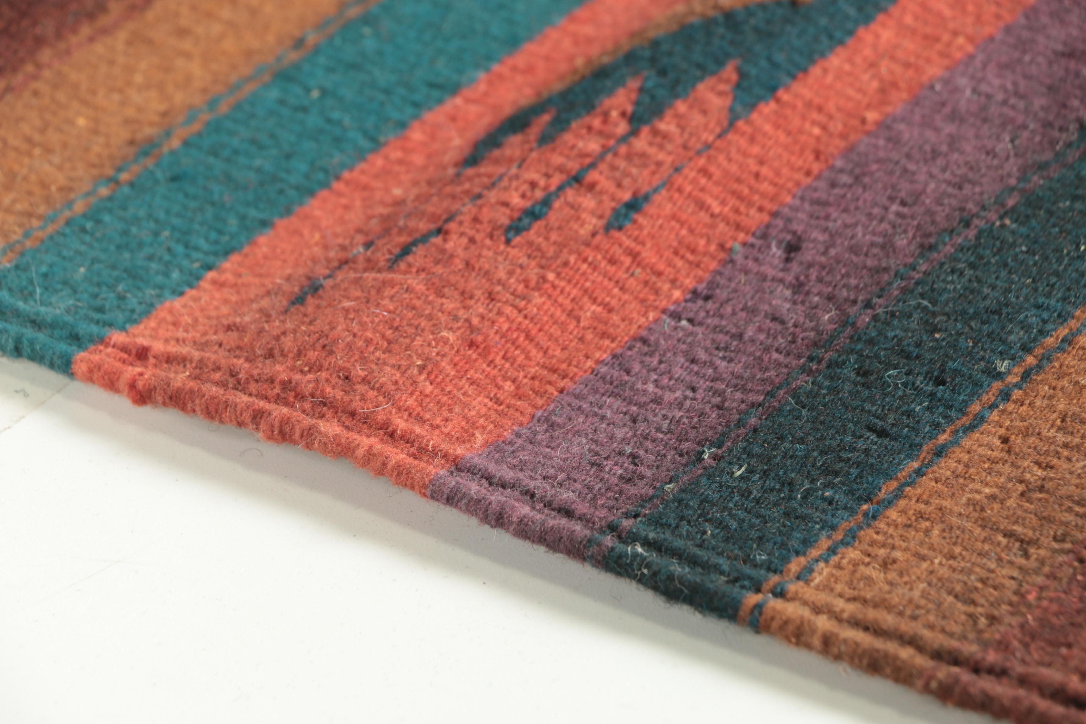 Handwoven Mexican Wool Carpet Runner by Casa Gunginn