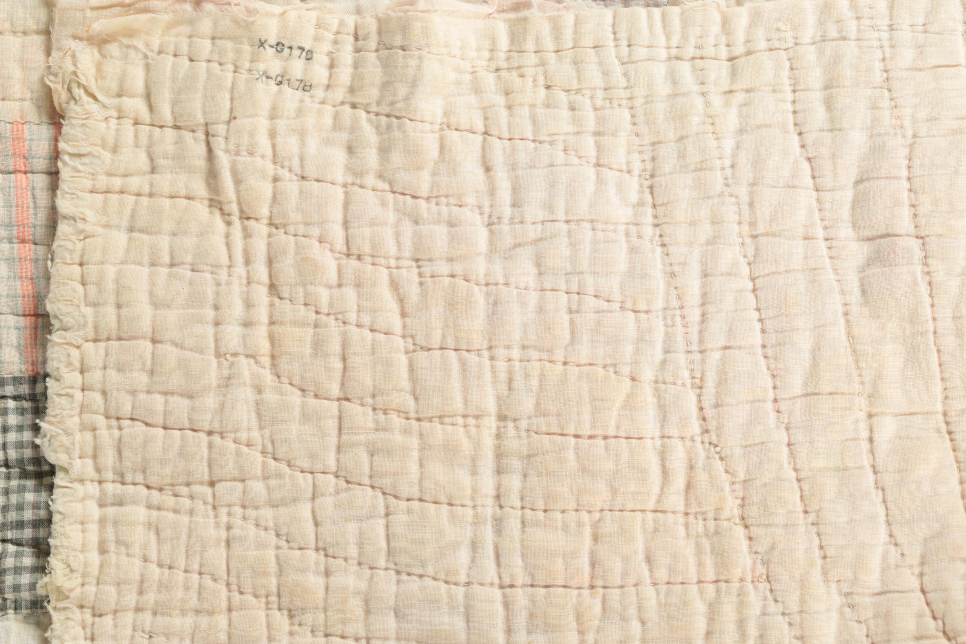 Early 20th Century "Trip Around the World" and "Nine Patch" Vintage Quilts