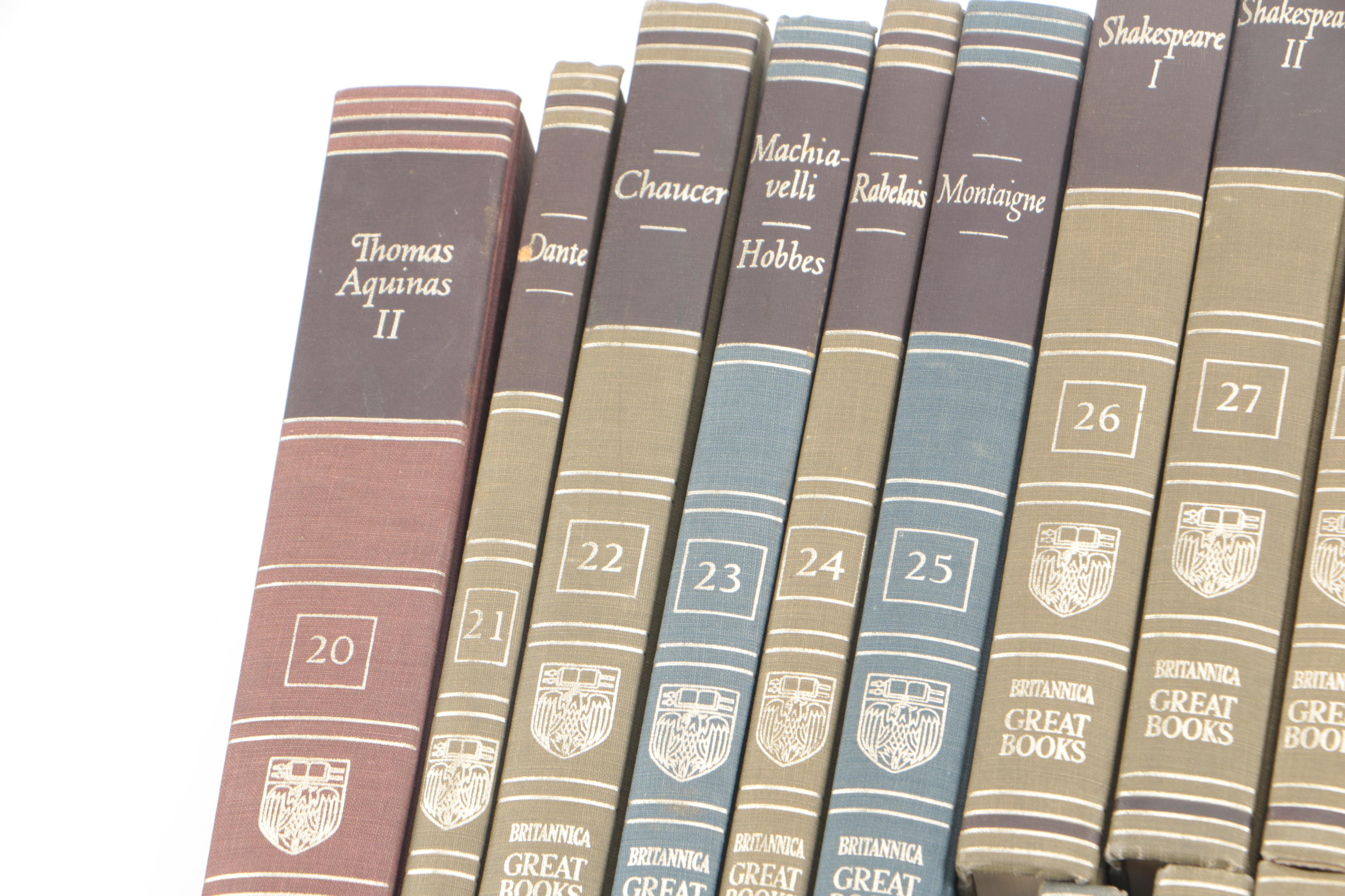 Forty-Two Volumes of the "Great Books of the Western World" Series