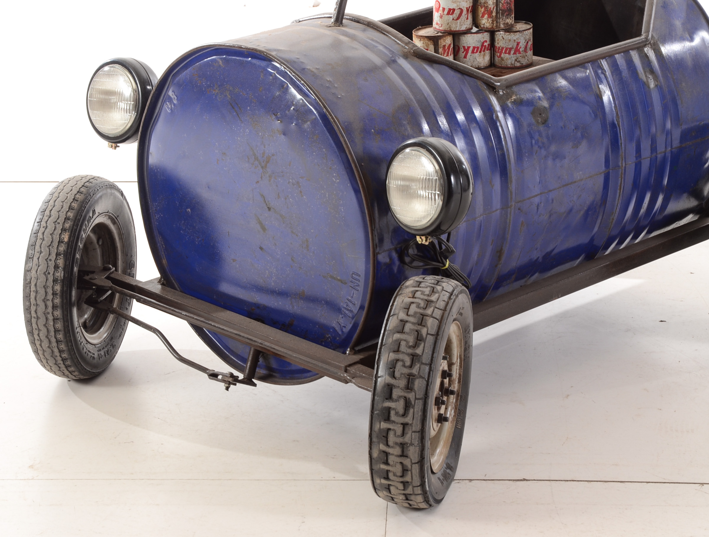Oil Drum Car
