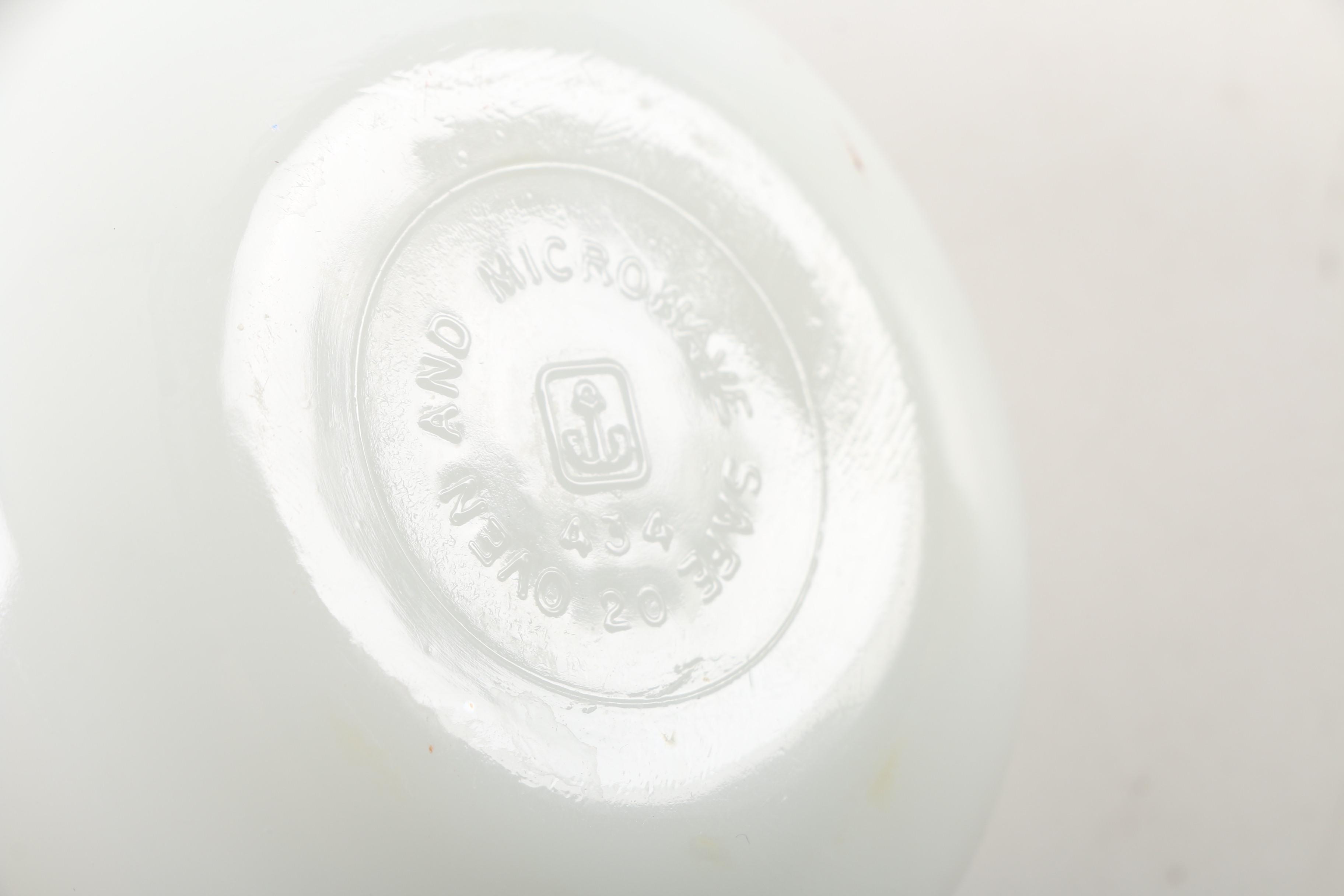 Vintage Anchor Hocking "Kimberly" Glass Mugs with Ramekins and Pyrex Bowls