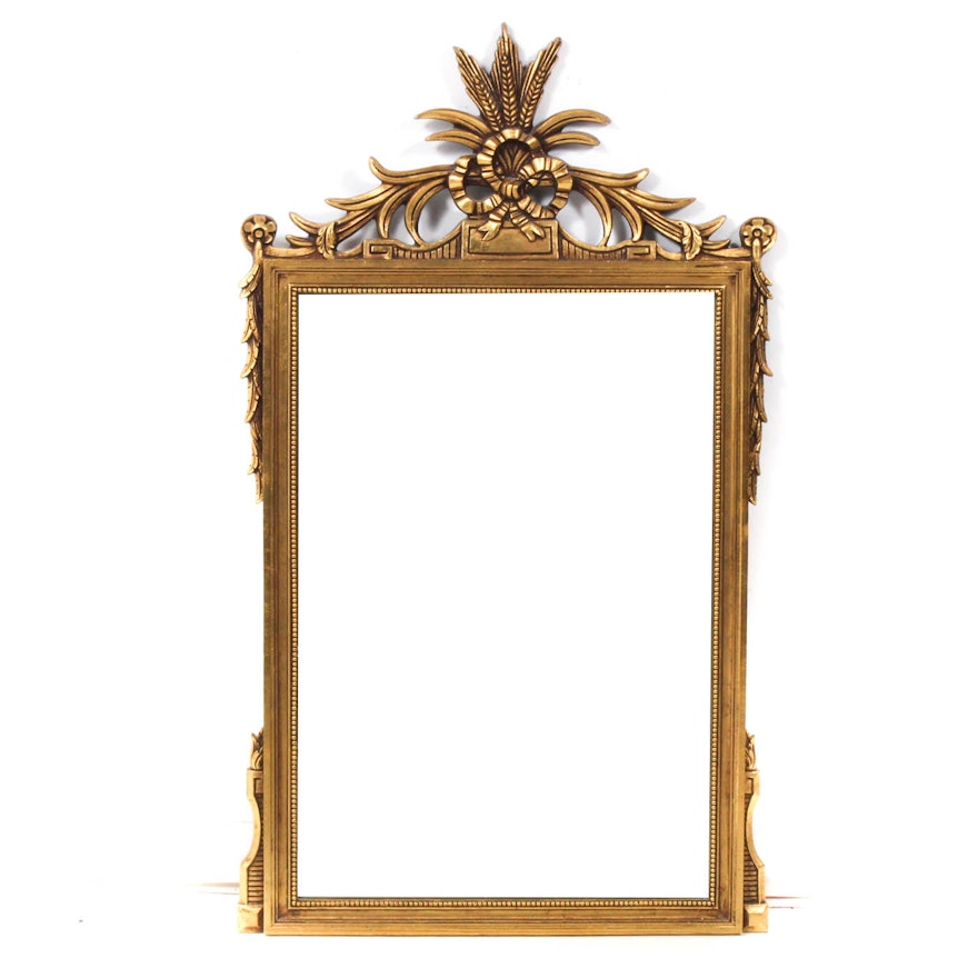 Regency-Style Gilt Wood Wall Mirror