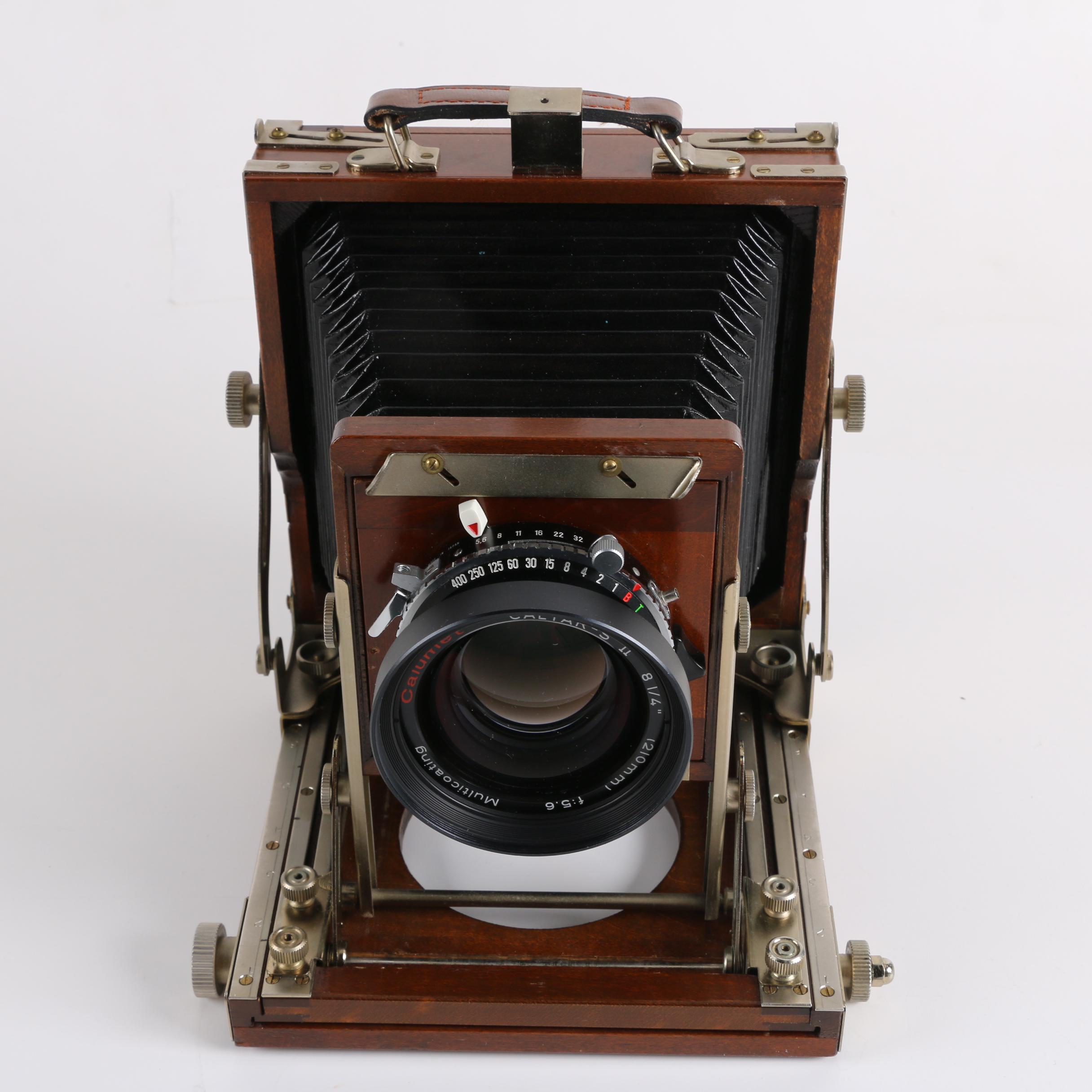 Calumet Wood-Field 4X5 View Camera with Caltar-S II Lens and Accessories
