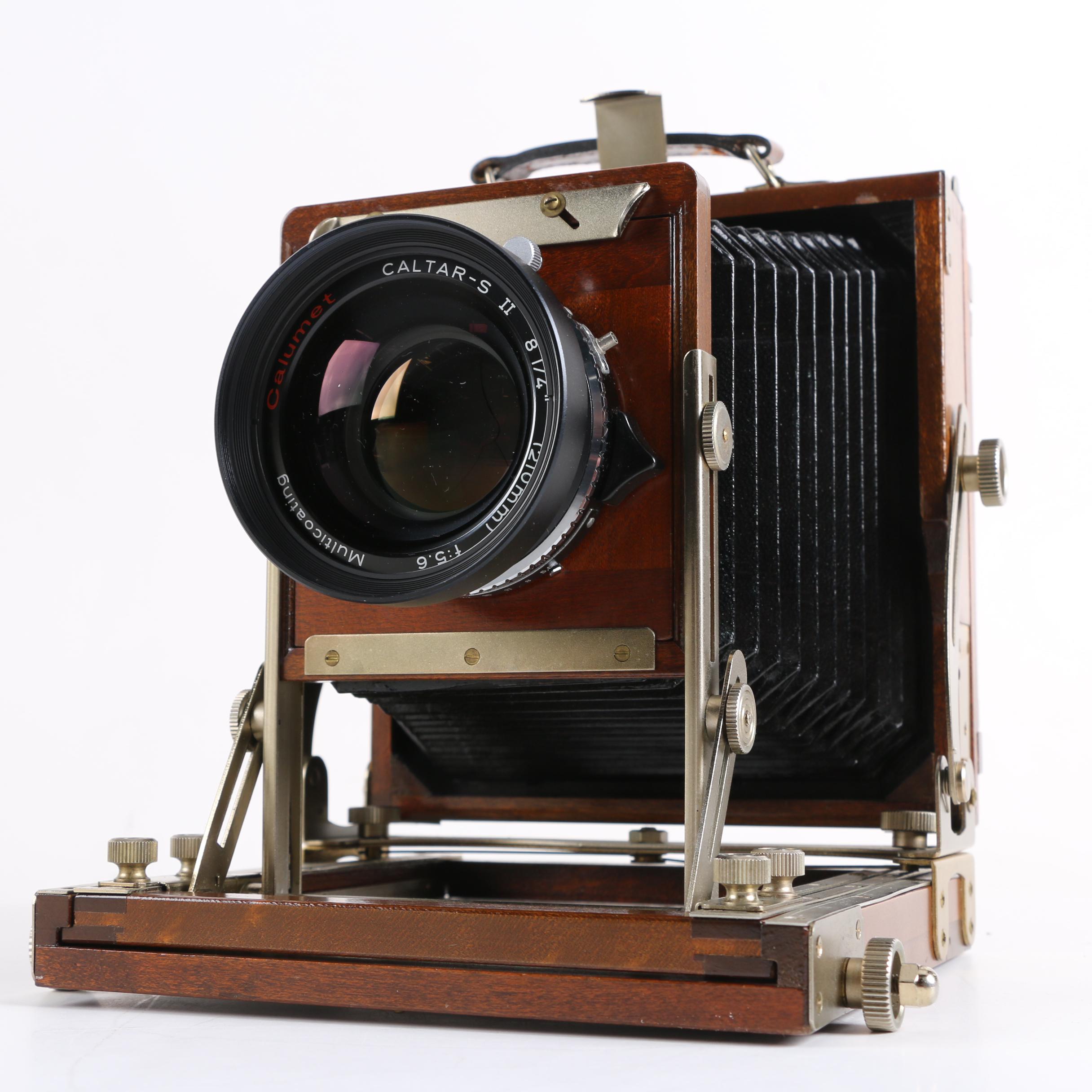Calumet Wood-Field 4X5 View Camera with Caltar-S II Lens and Accessories
