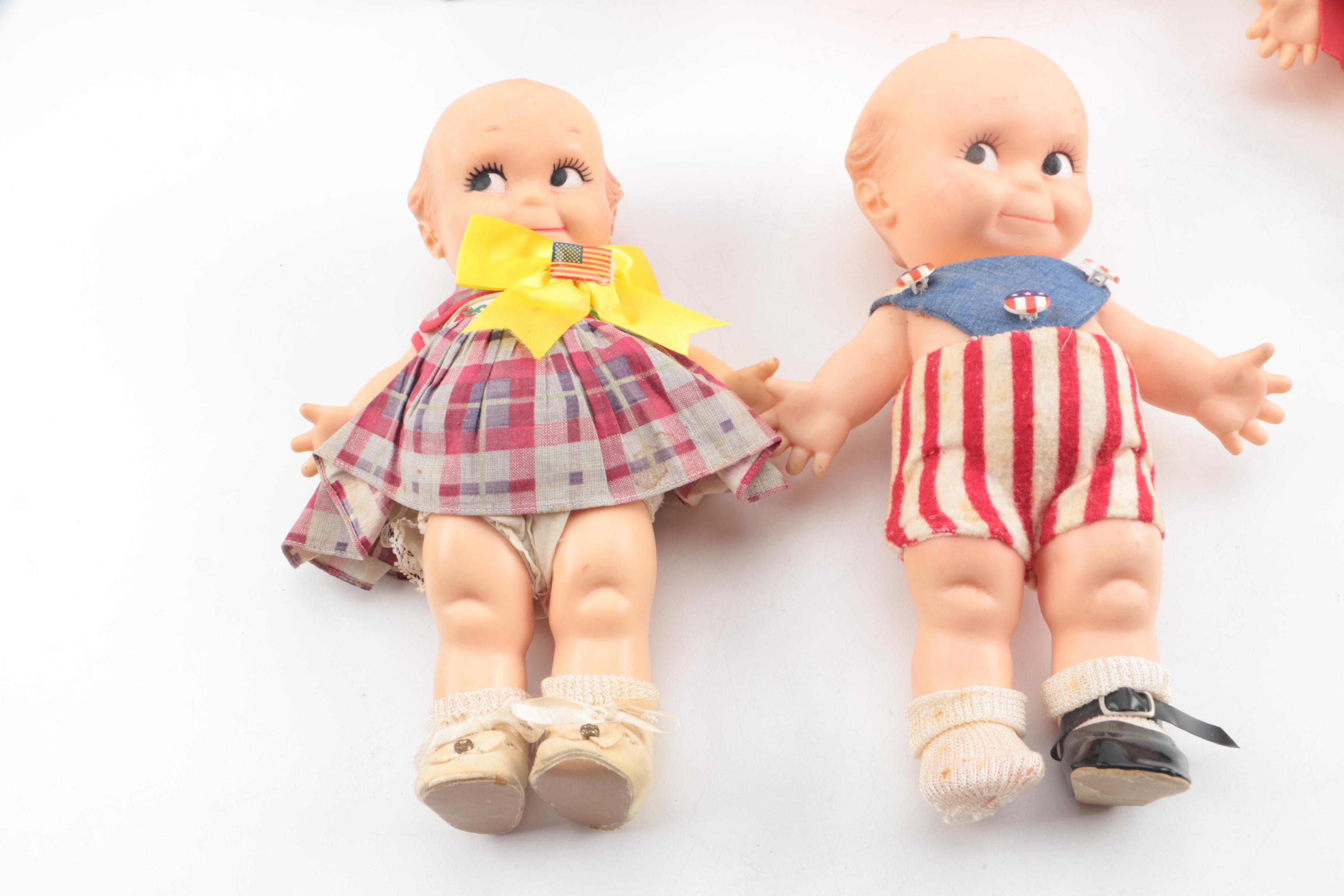 Vintage Cameo and Jesco "Kewpie" Dolls