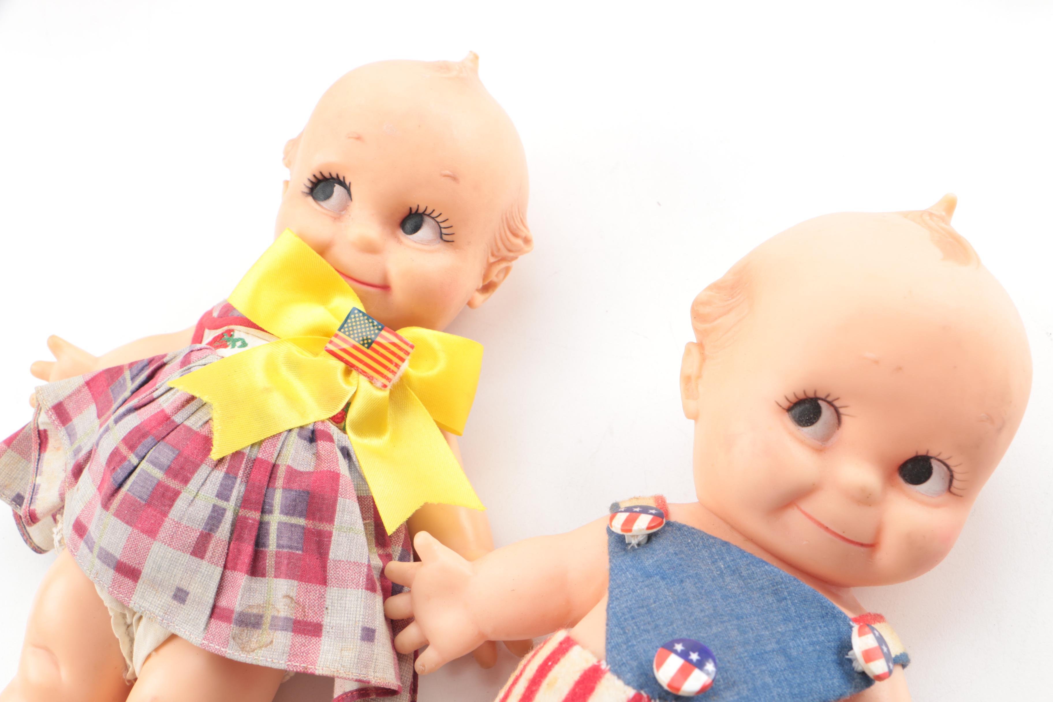 Vintage Cameo and Jesco "Kewpie" Dolls