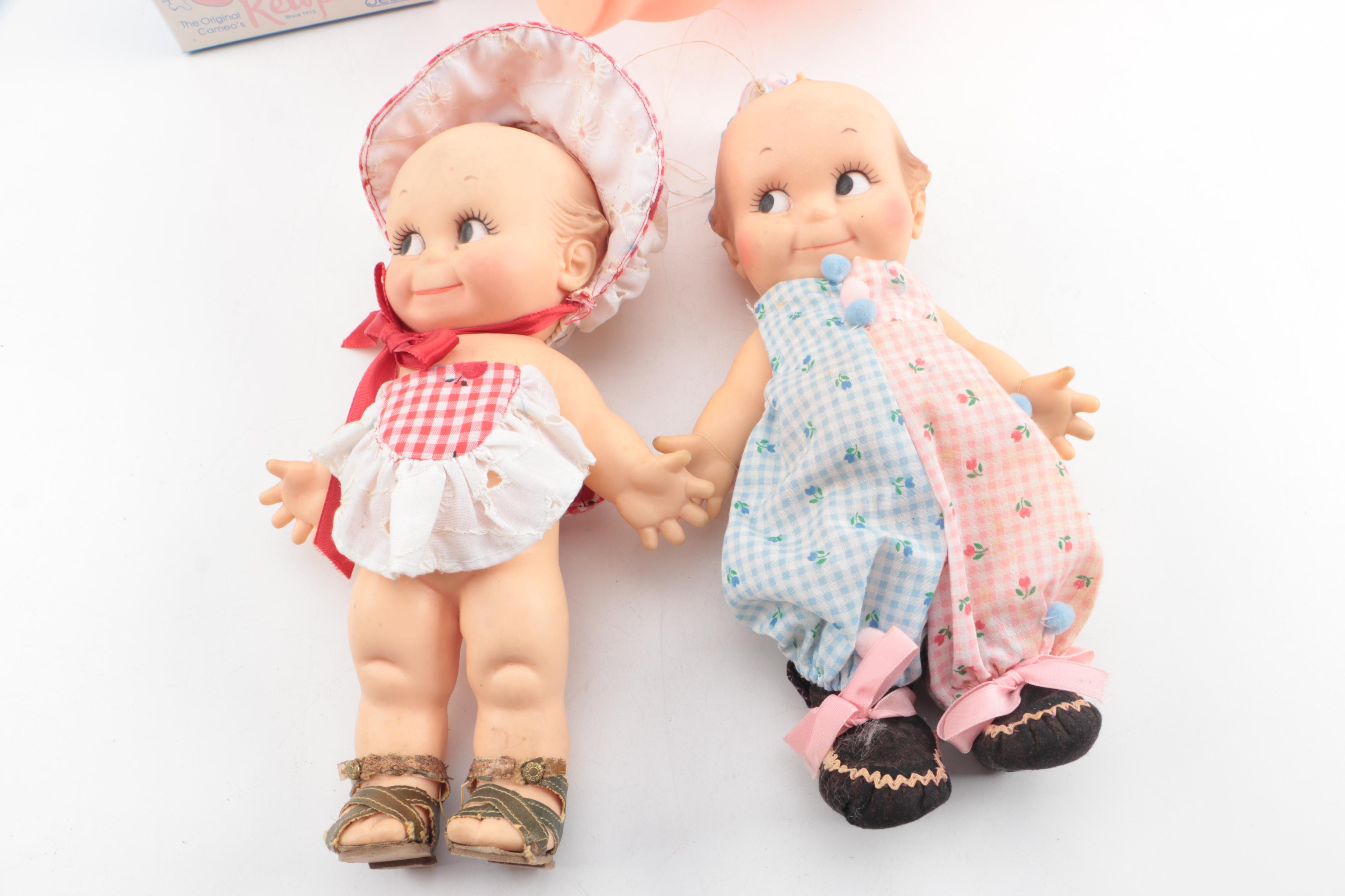 Vintage Cameo and Jesco "Kewpie" Dolls