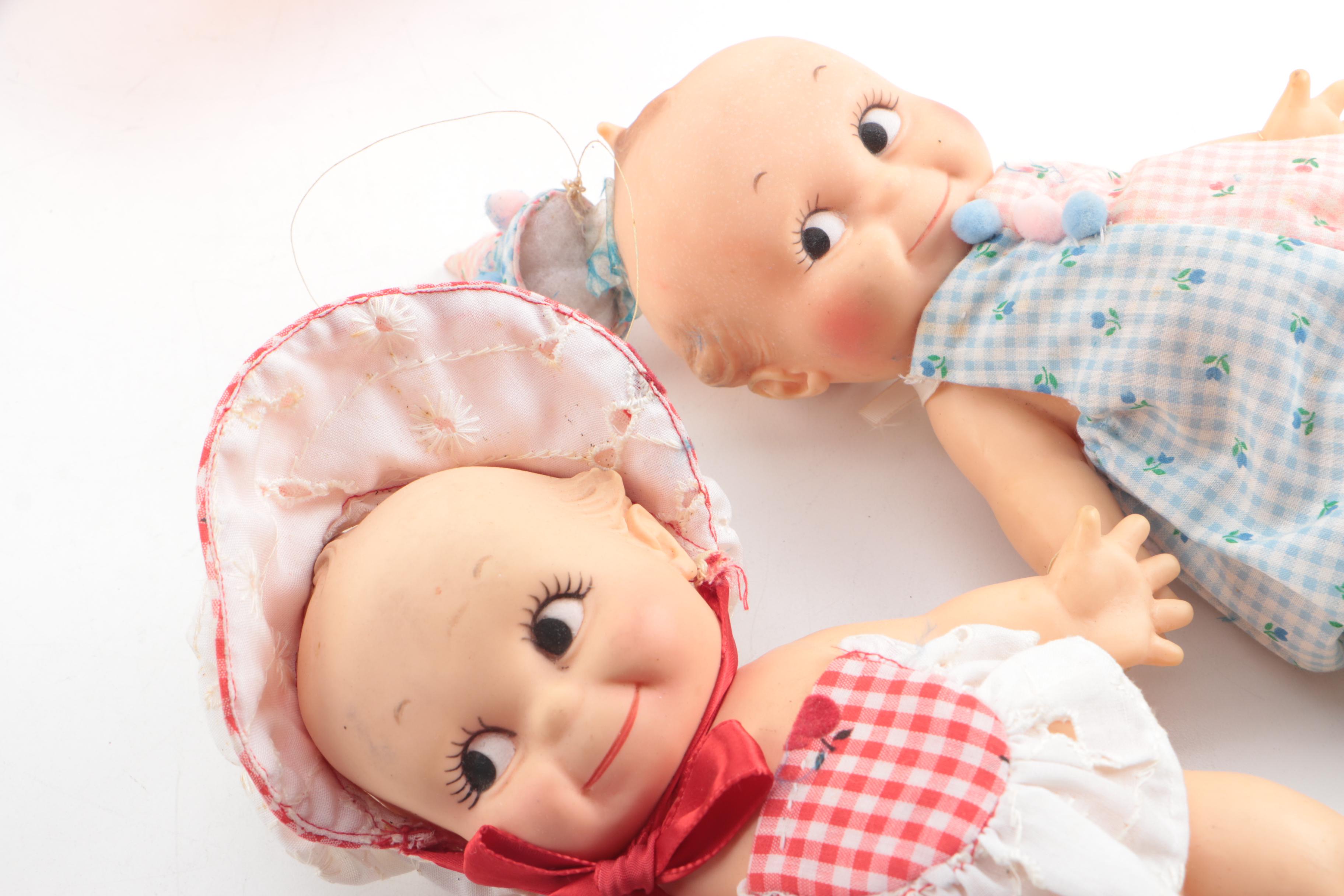 Vintage Cameo and Jesco "Kewpie" Dolls