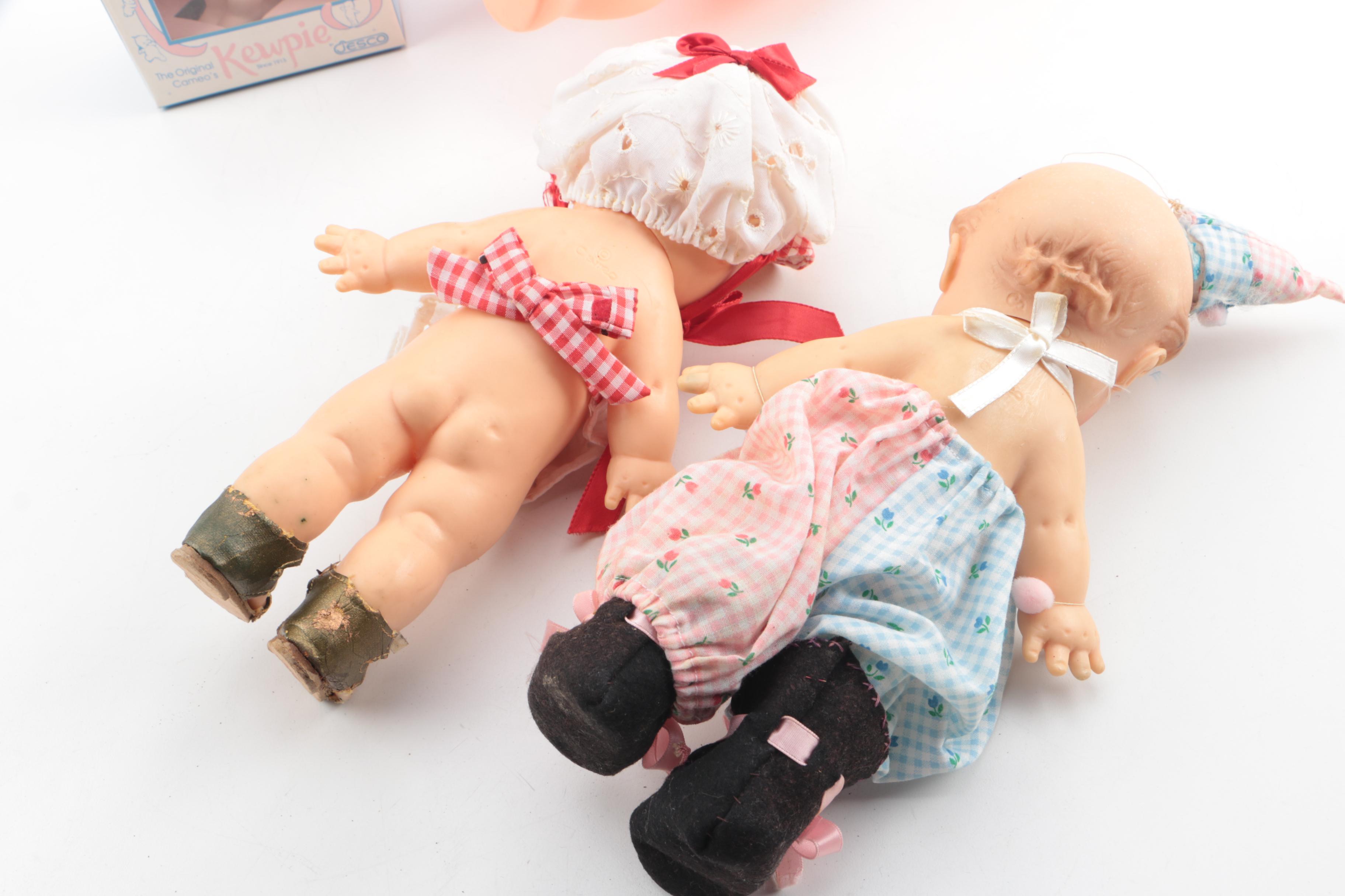 Vintage Cameo and Jesco "Kewpie" Dolls