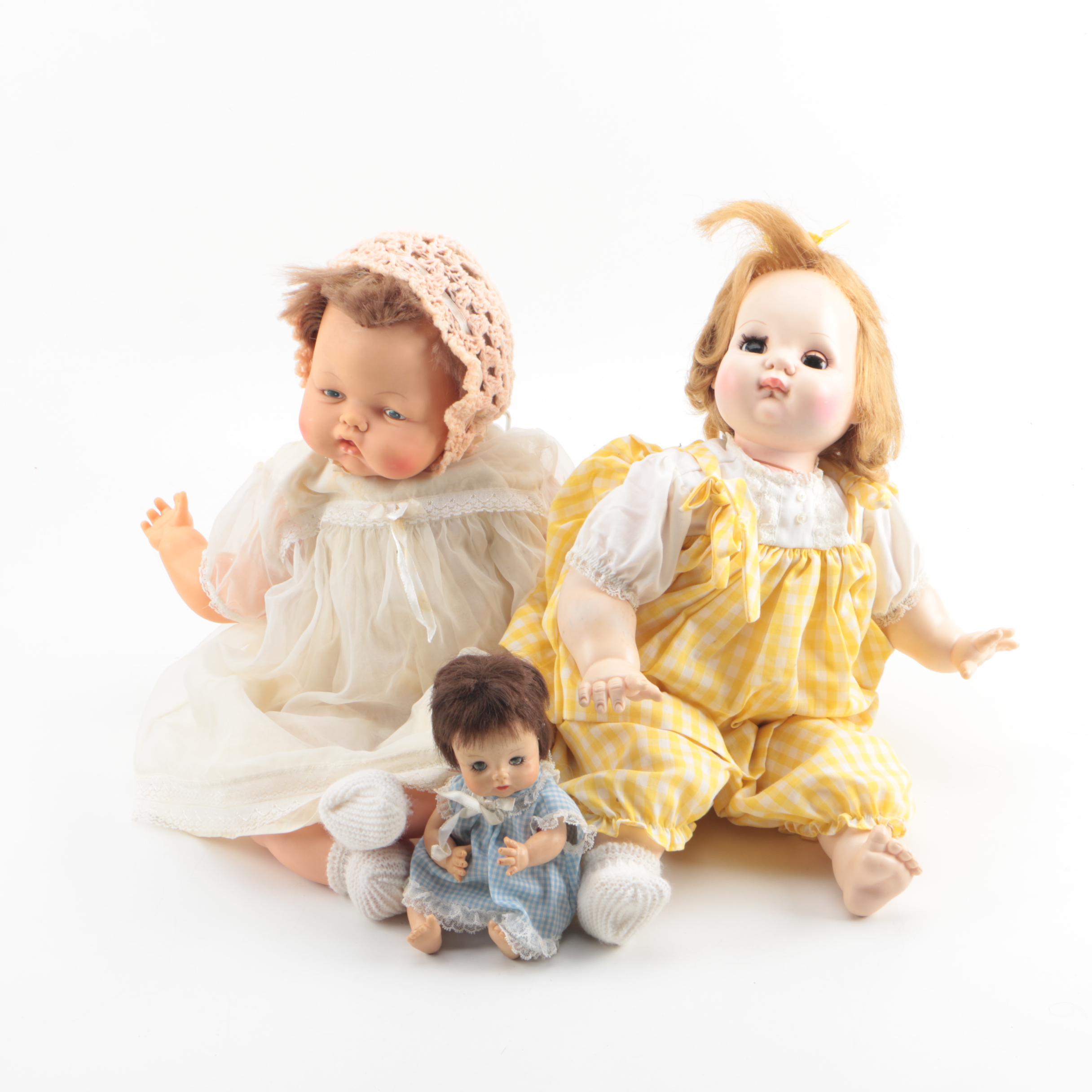 Vintage Ideal and Madame Alexander Baby Dolls