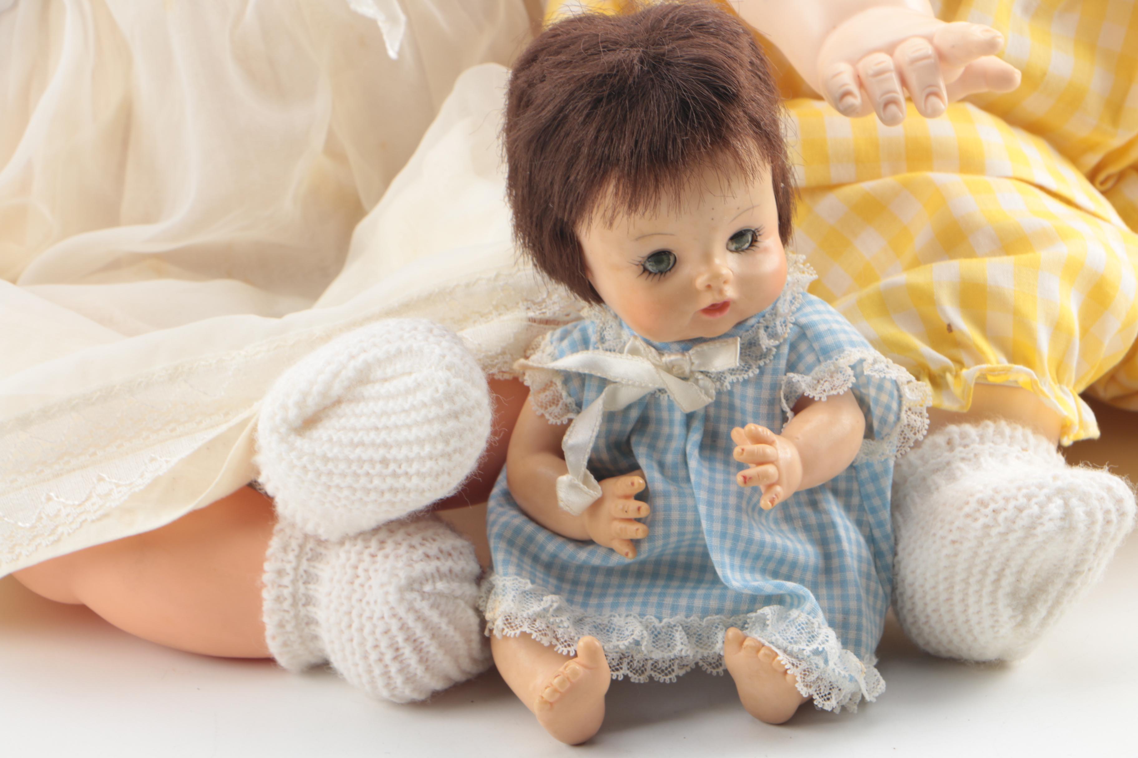 Vintage Ideal and Madame Alexander Baby Dolls