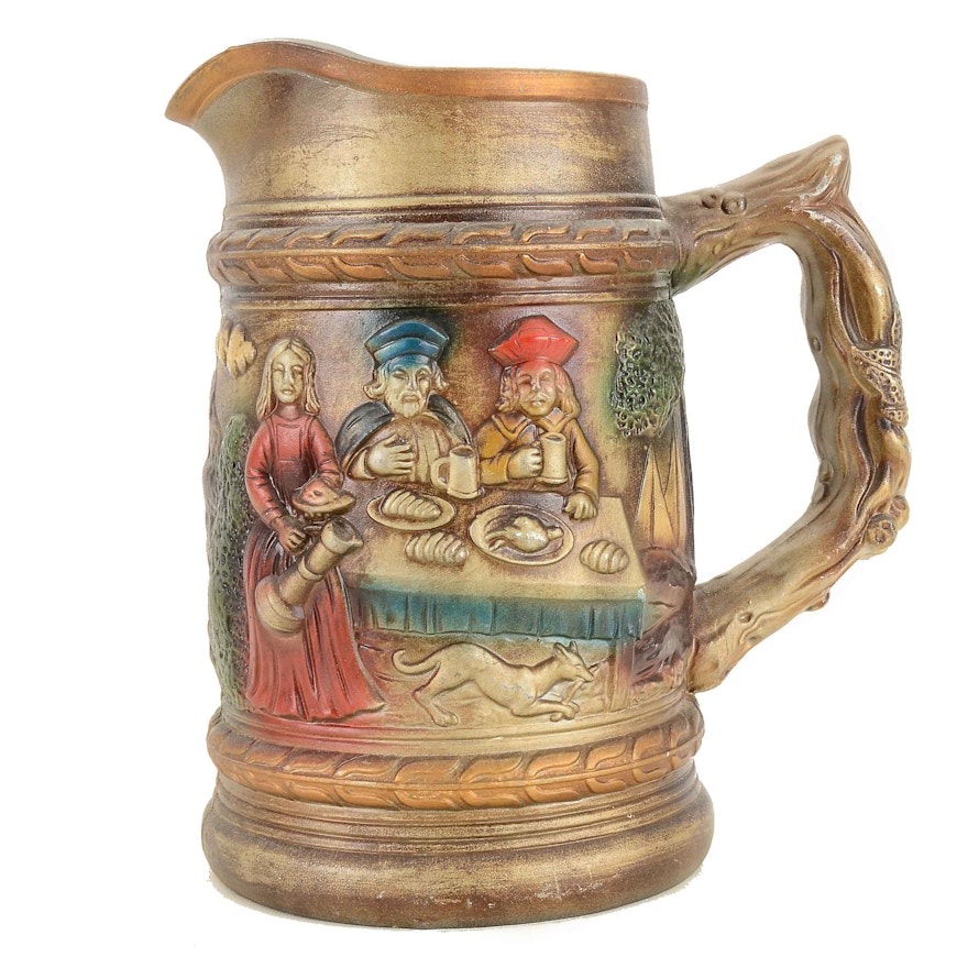 Large Decorative Beer Tankard