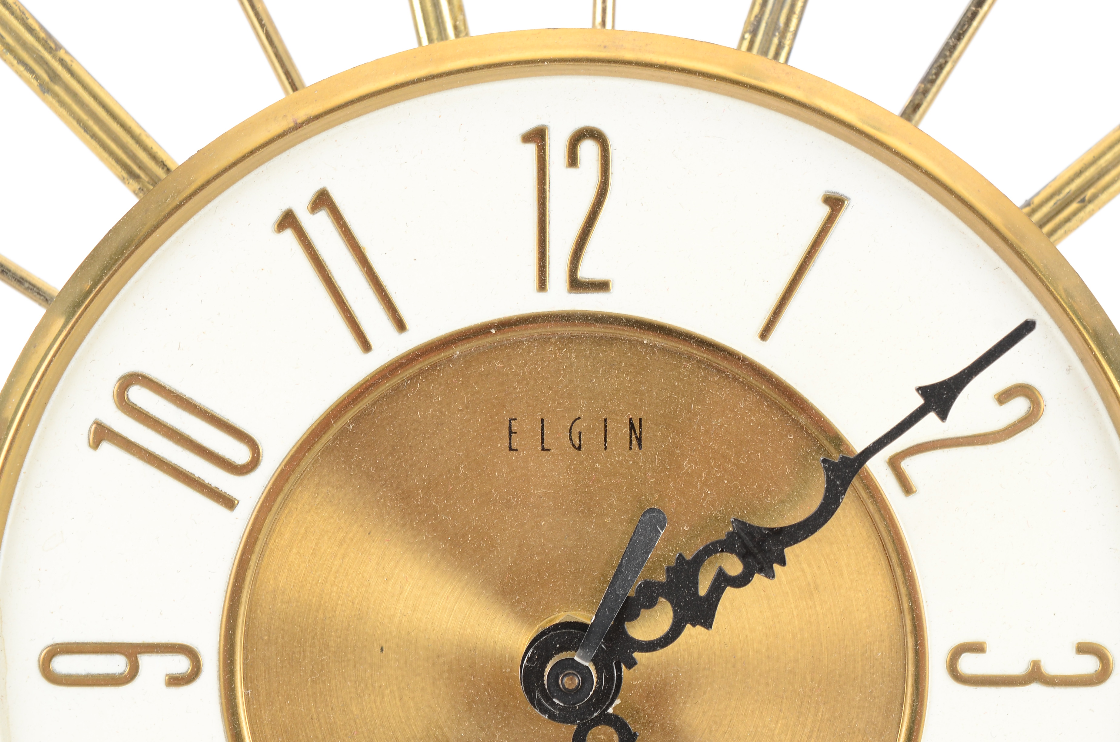 Elgin Sunburst Wall Clock
