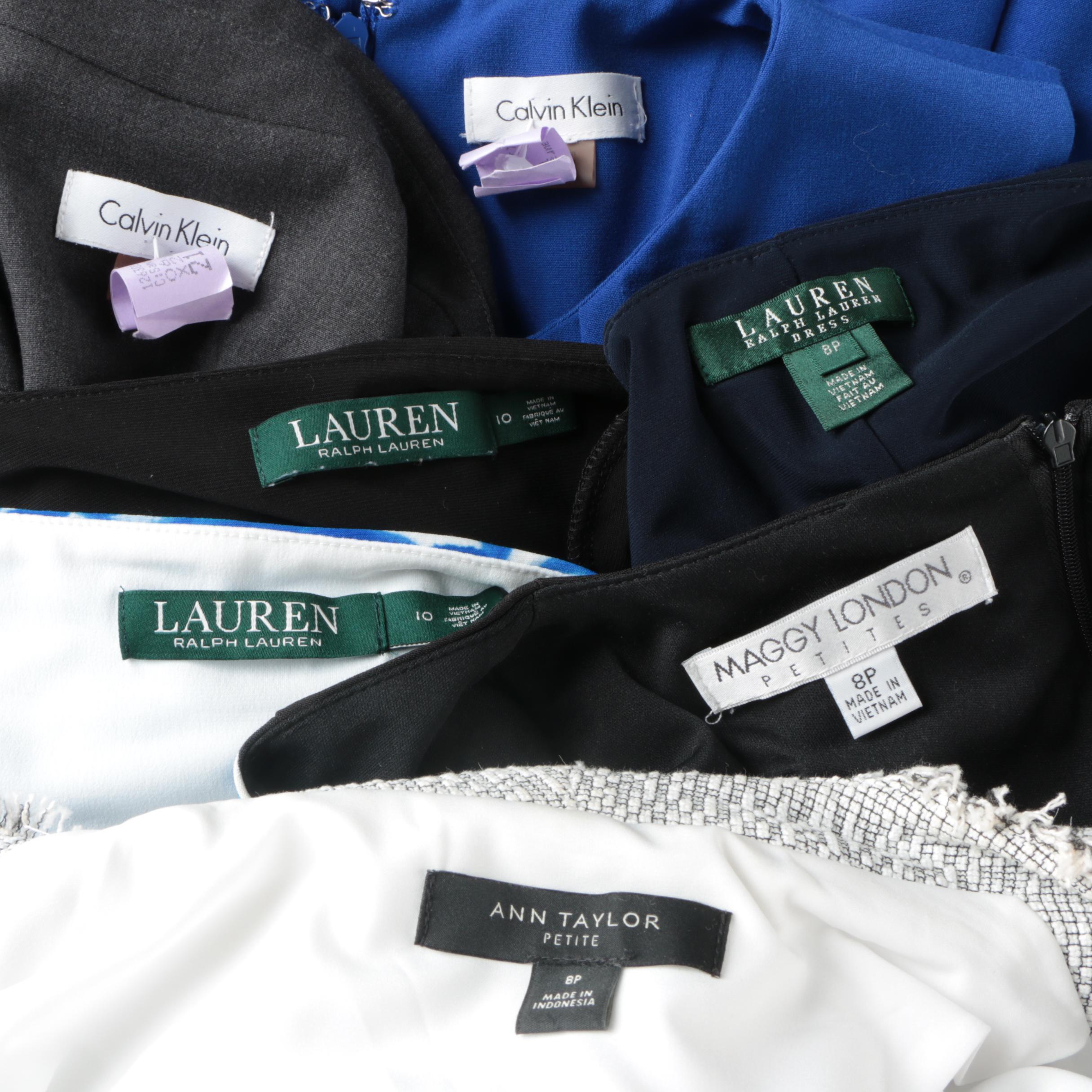 Contemporary Dresses and Jacket Including Calvin Klein and Lauren Ralph Lauren
