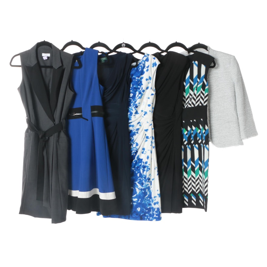 Contemporary Dresses and Jacket Including Calvin Klein and Lauren Ralph Lauren