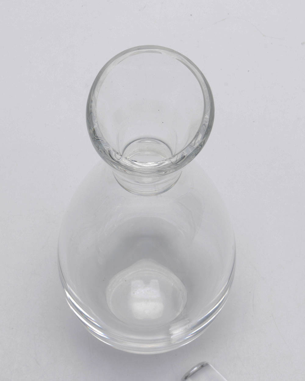 1930's Signed Steuben Glass Covered Urn or Candy Dish with 1950s Decanter