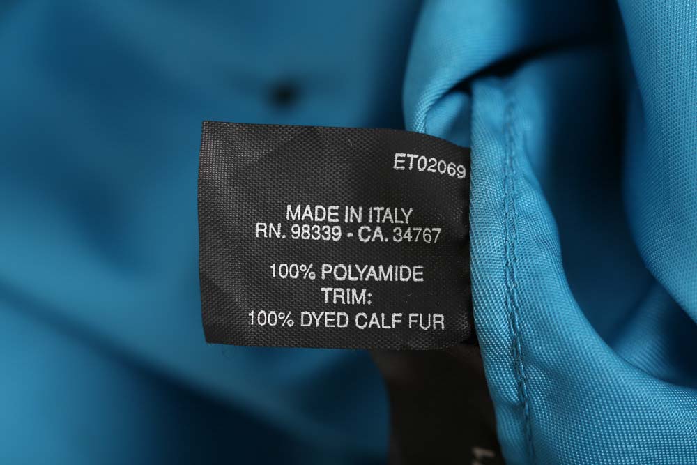 Prada Begonia Tessuto Robot Blue Nylon Shopper Tote