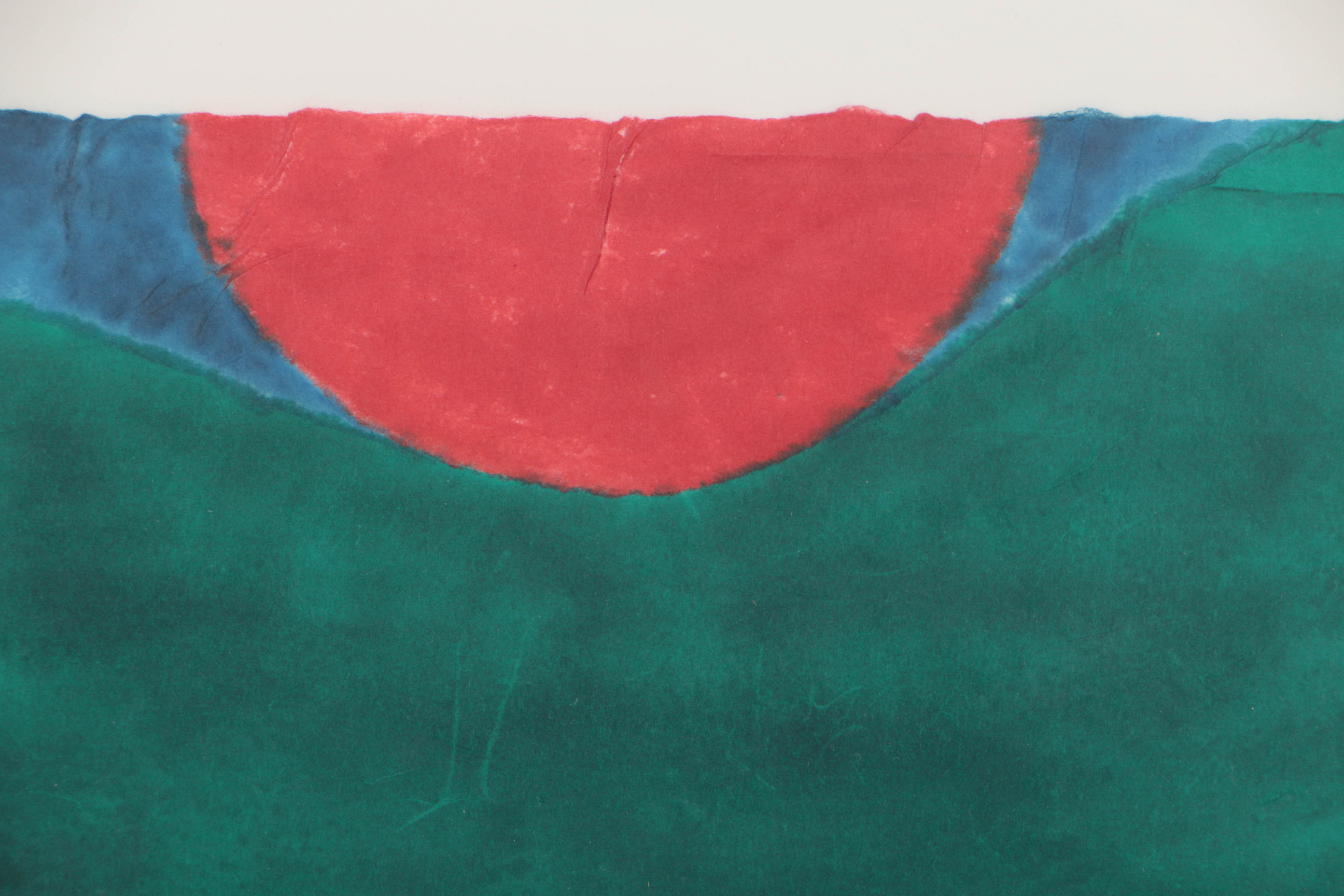 Carol Summers Woodcut "Santa Maria del Oro"