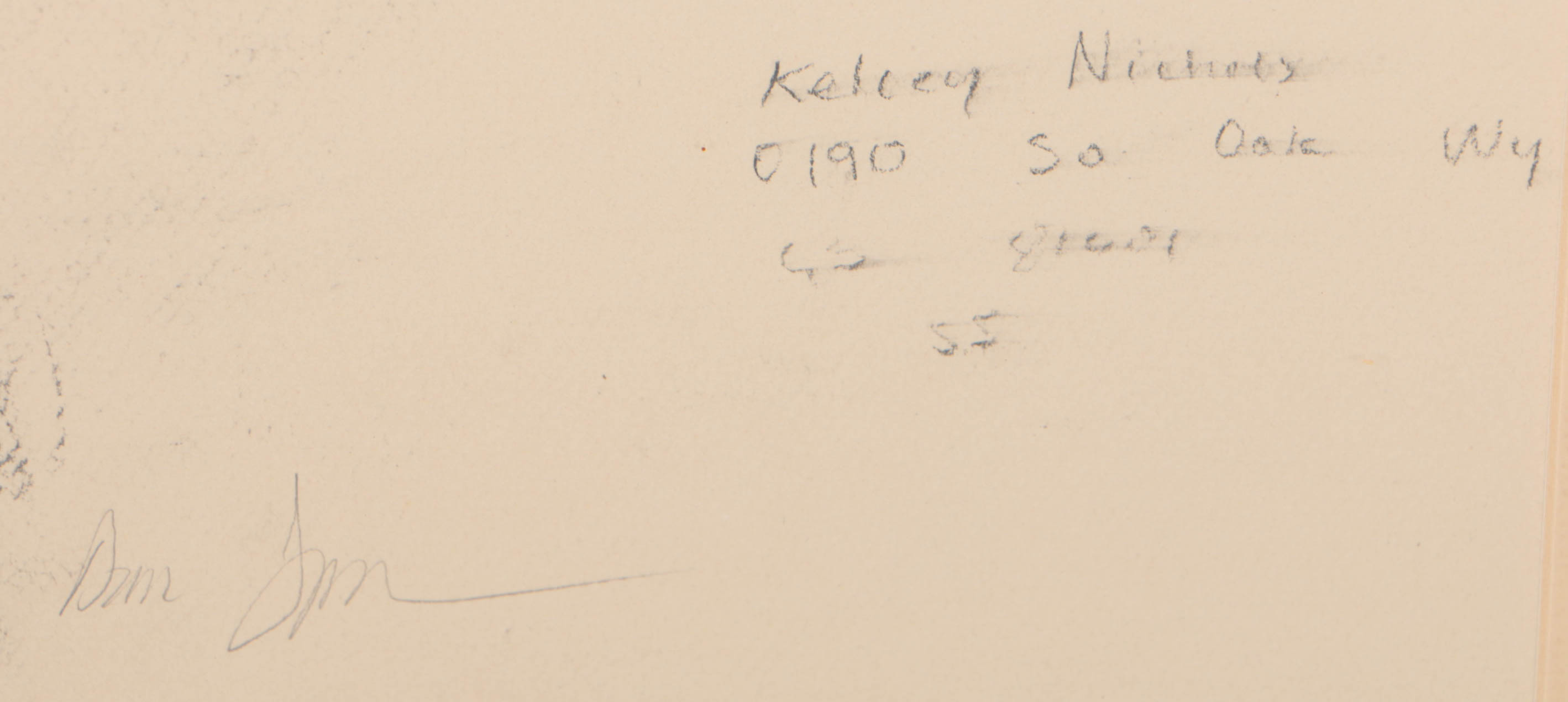 Daniel Sprick Charcoal and Conte Crayon Drawing on Paper Figure Study