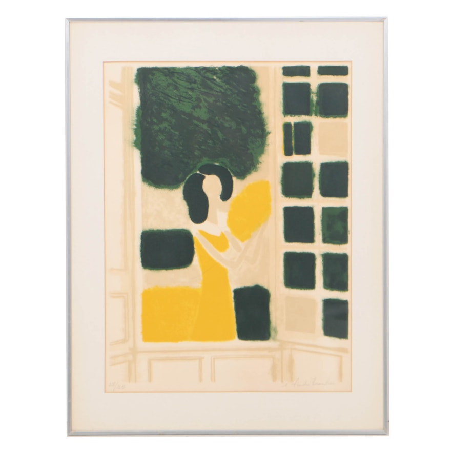 André Brasilier Limited Edition Color Lithograph